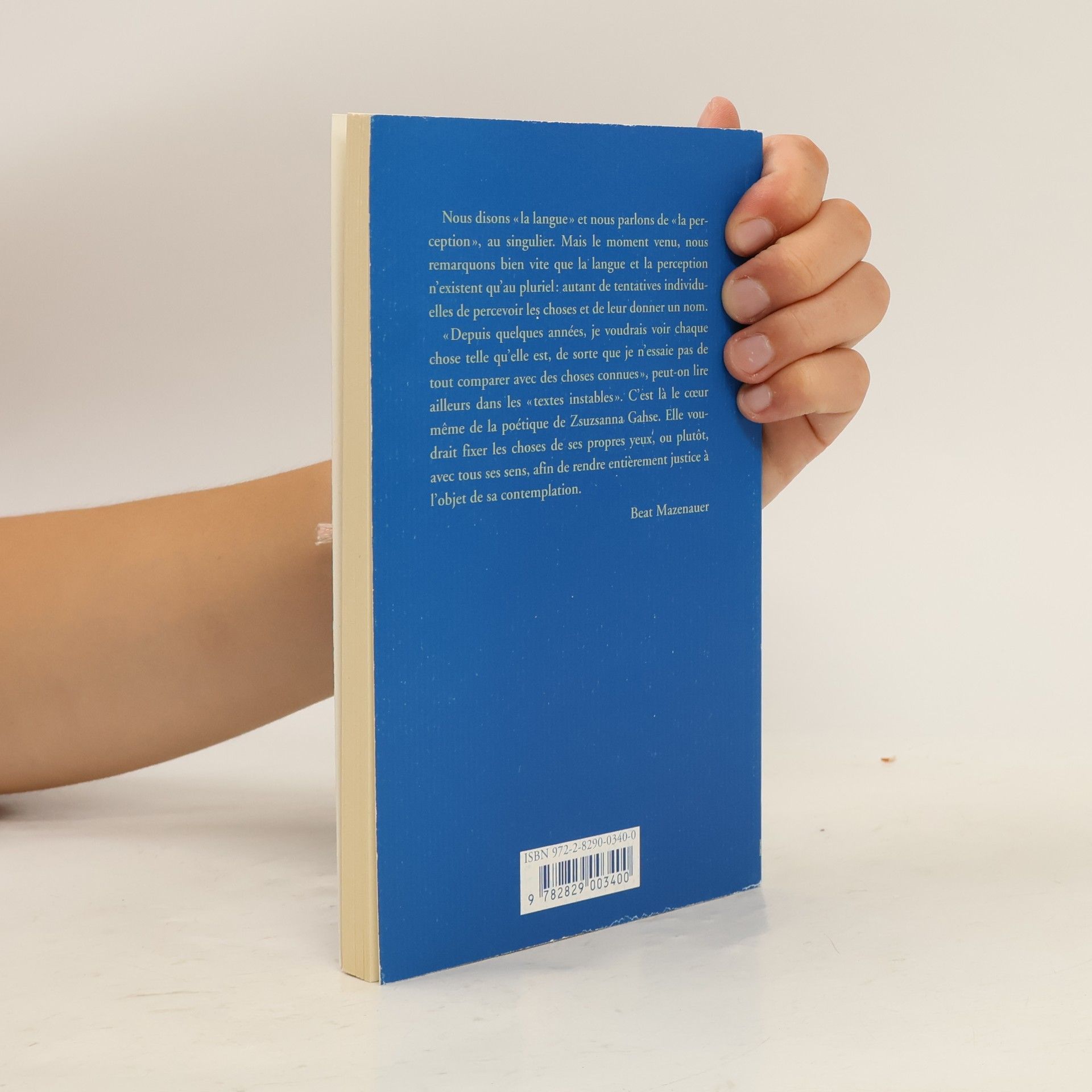 Zsuzsanna Gahse Logbuch : Livre de bord