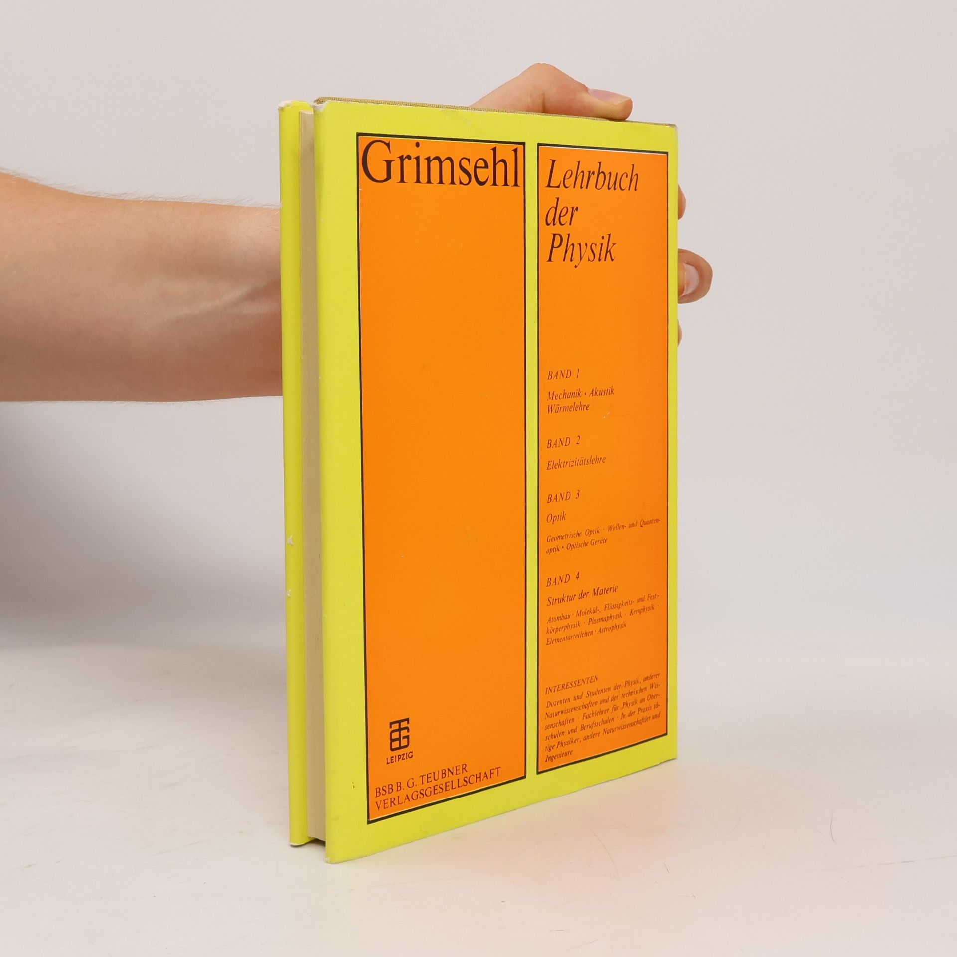 Rudolf Gradewald Grimsehl Lehrbuch der Physik: Band 2: Elektrizitätslehre