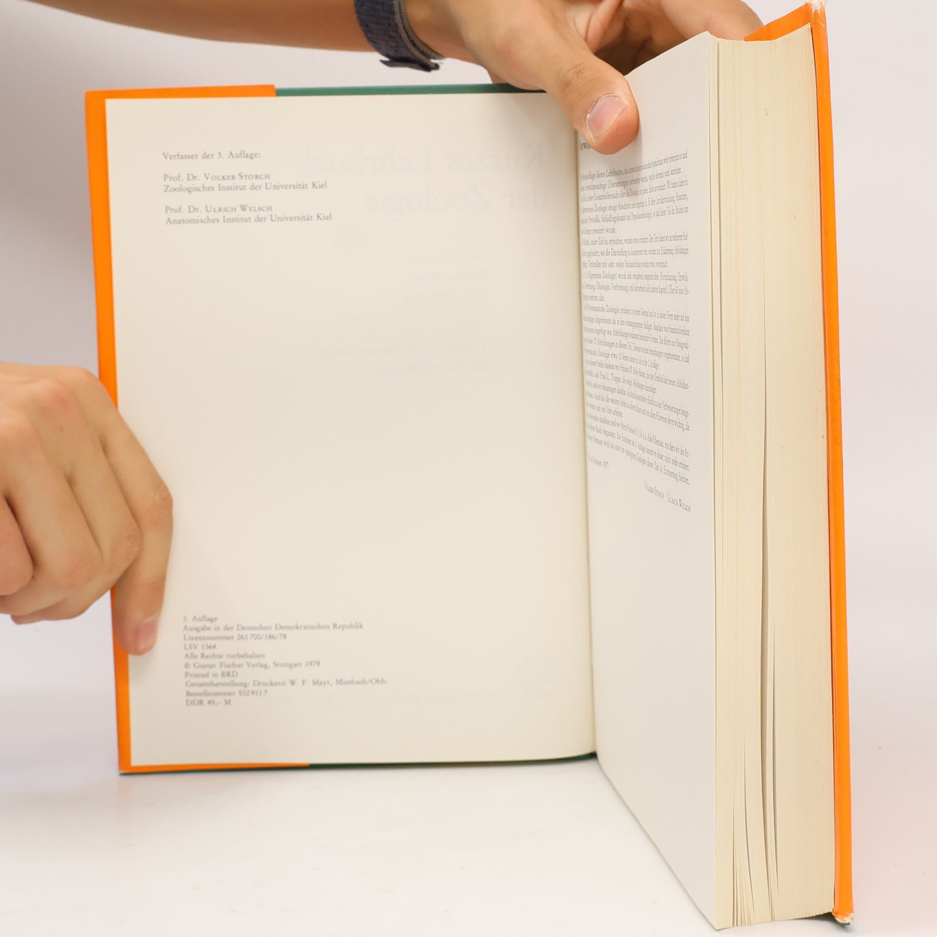 Adolf Remane Kurzes Lehrbuch der Zoologie