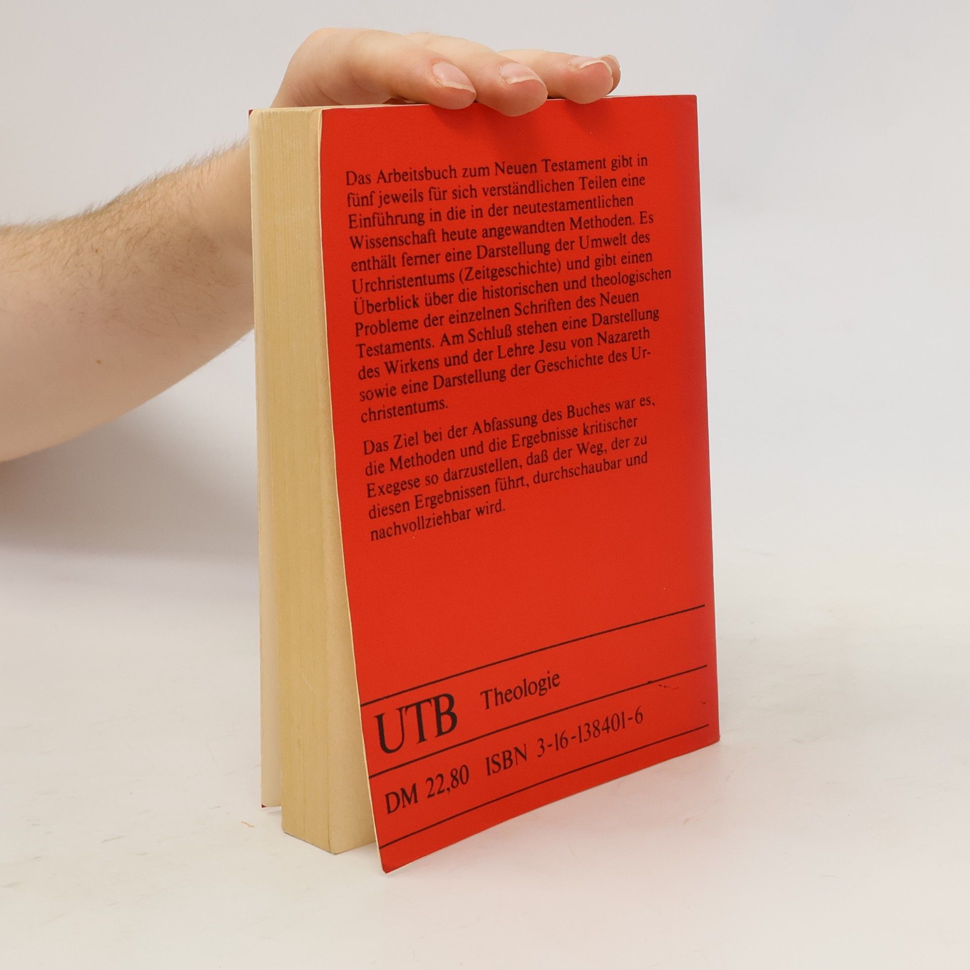 Hans Conzelmann UTB - 52: Arbeitsbuch zum Neuen Testament