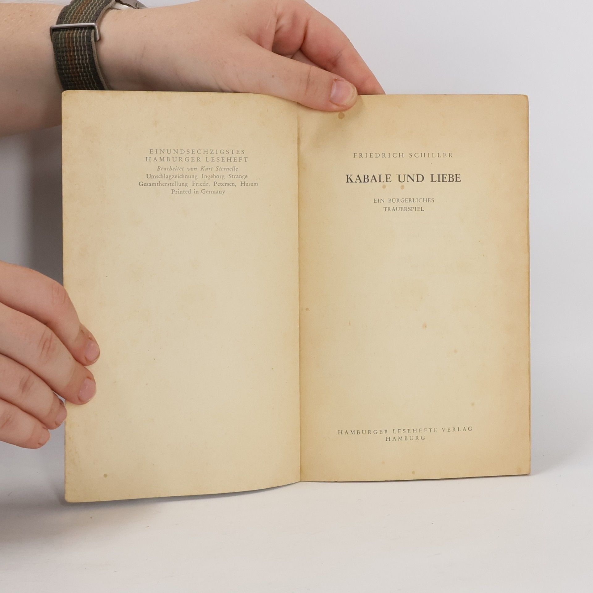 Friedrich Schiller Kabale und Liebe