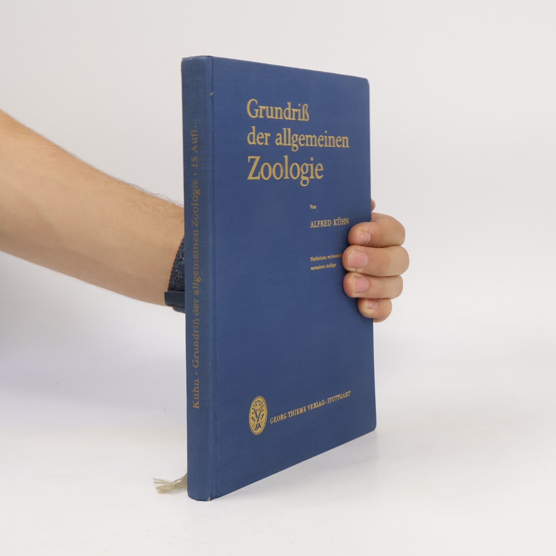 Alfred Kühn Grundriß der allgemeinen Zoologie