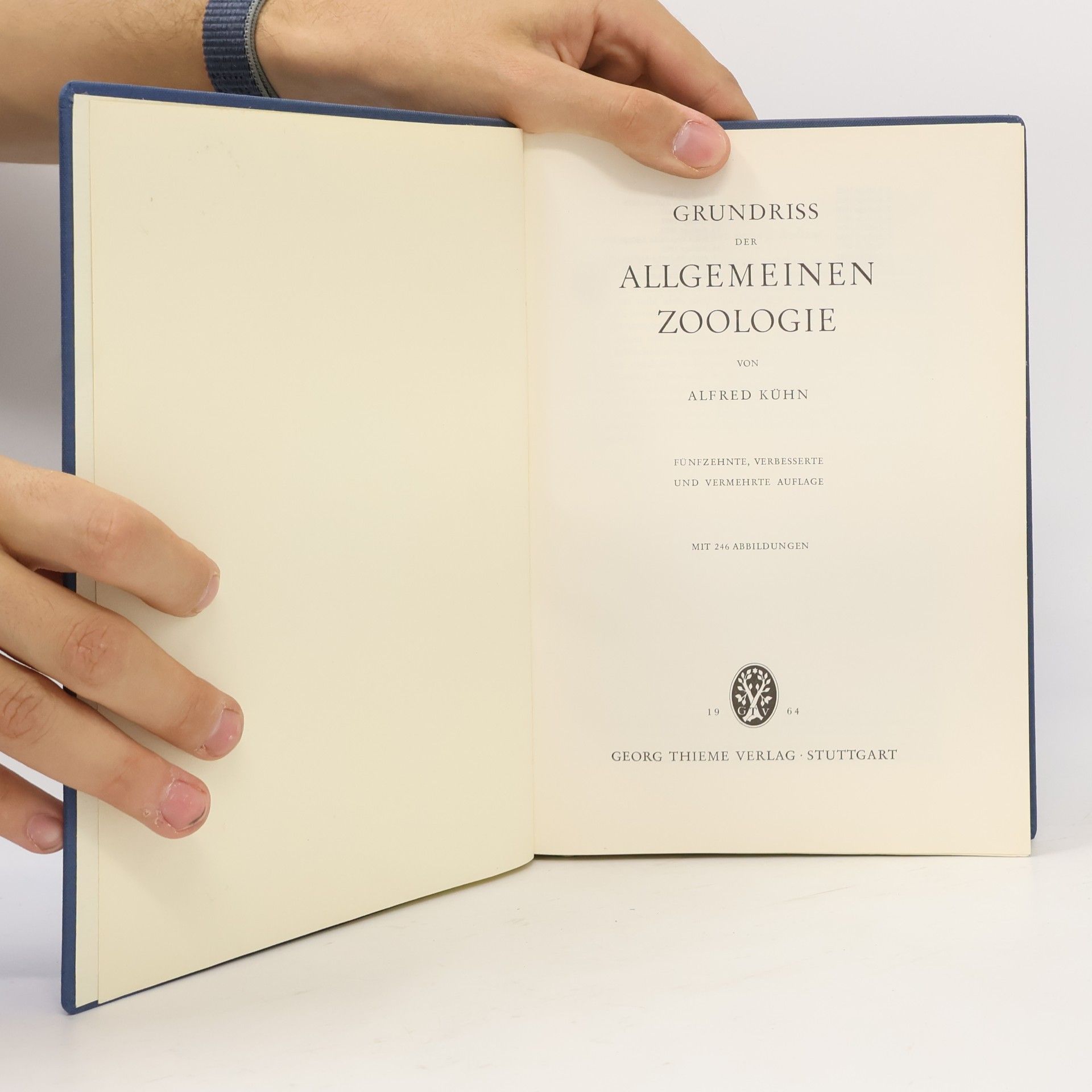 Alfred Kühn Grundriß der allgemeinen Zoologie