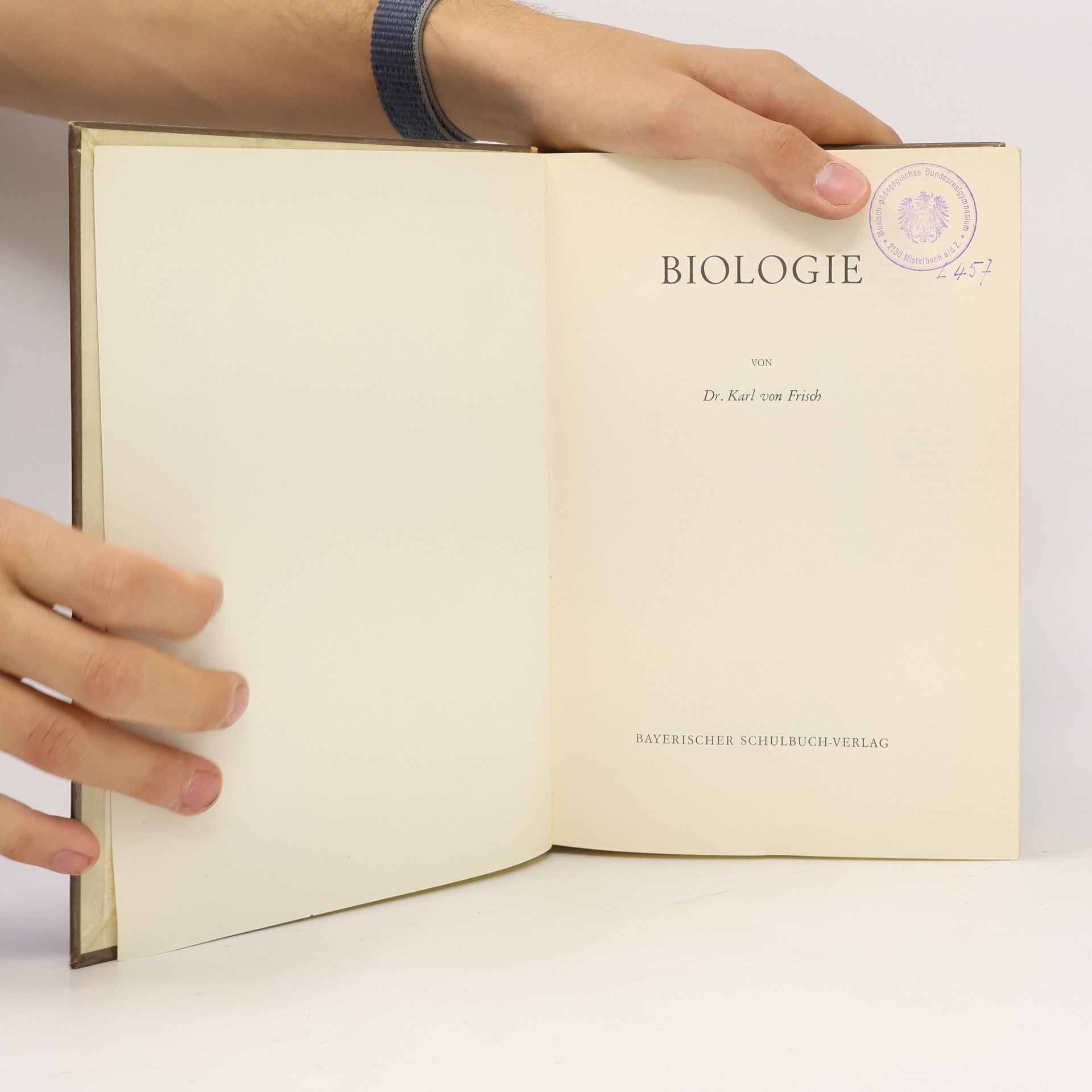 Karl von Frisch Biologie