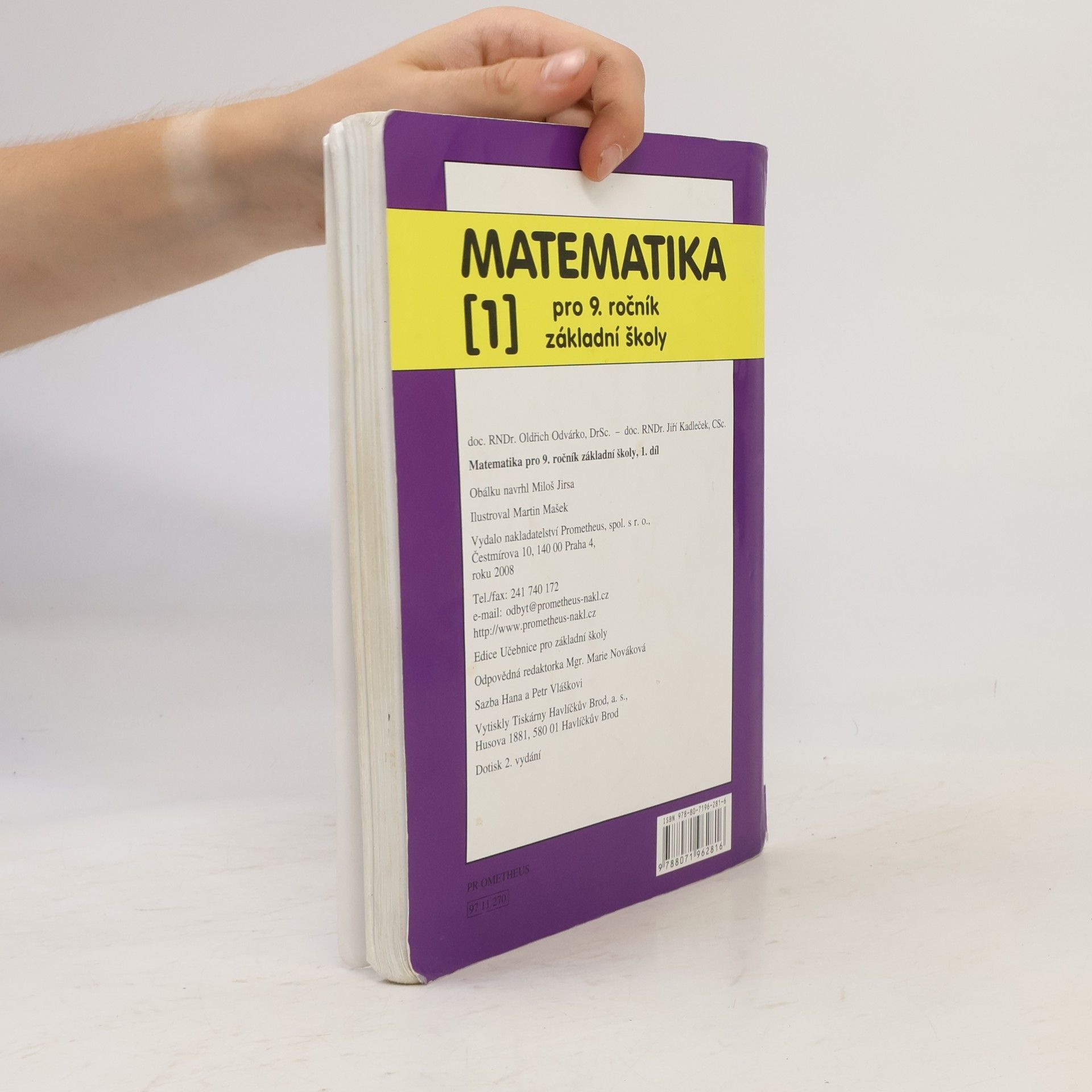 Oldřich Odvárko Matematika pro 9. ročník základní školy 1. Lomené výrazy, rovnice, soustavy rovnic
