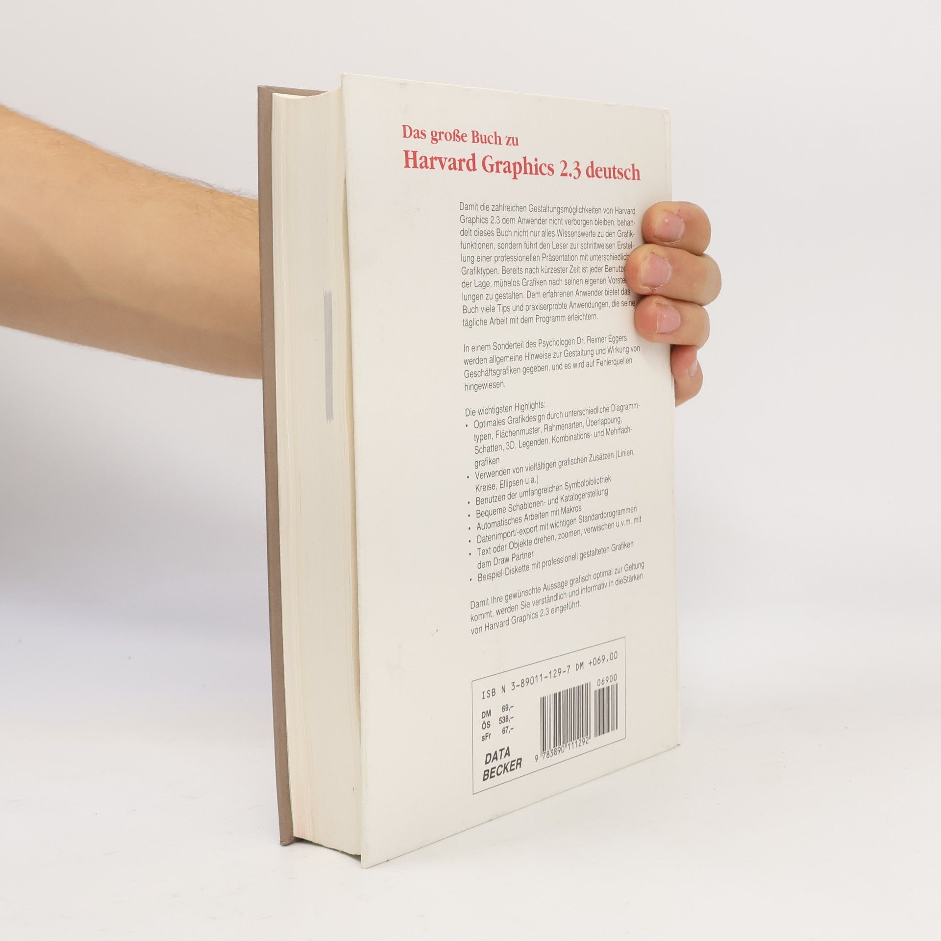Achim Spinkel Das grosse Harvard-Graphics-Buch