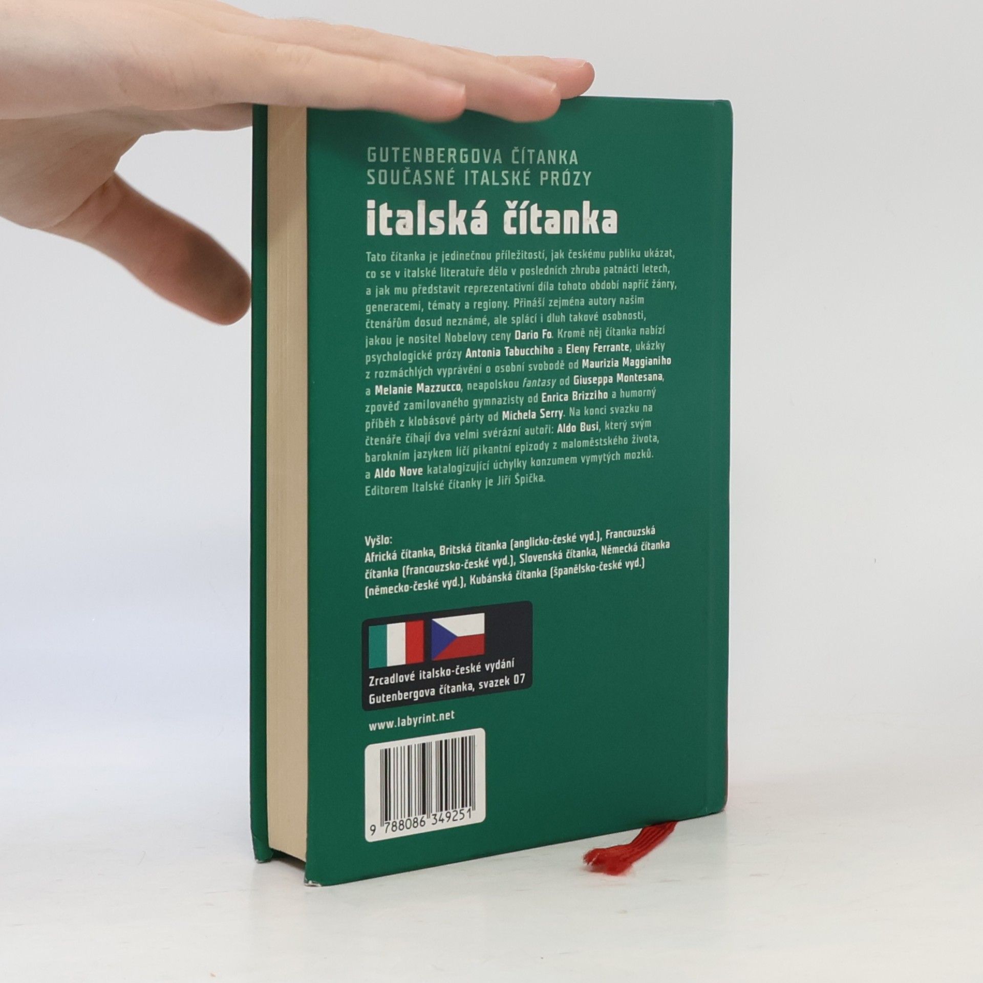 Jiří Špička Italská čítanka