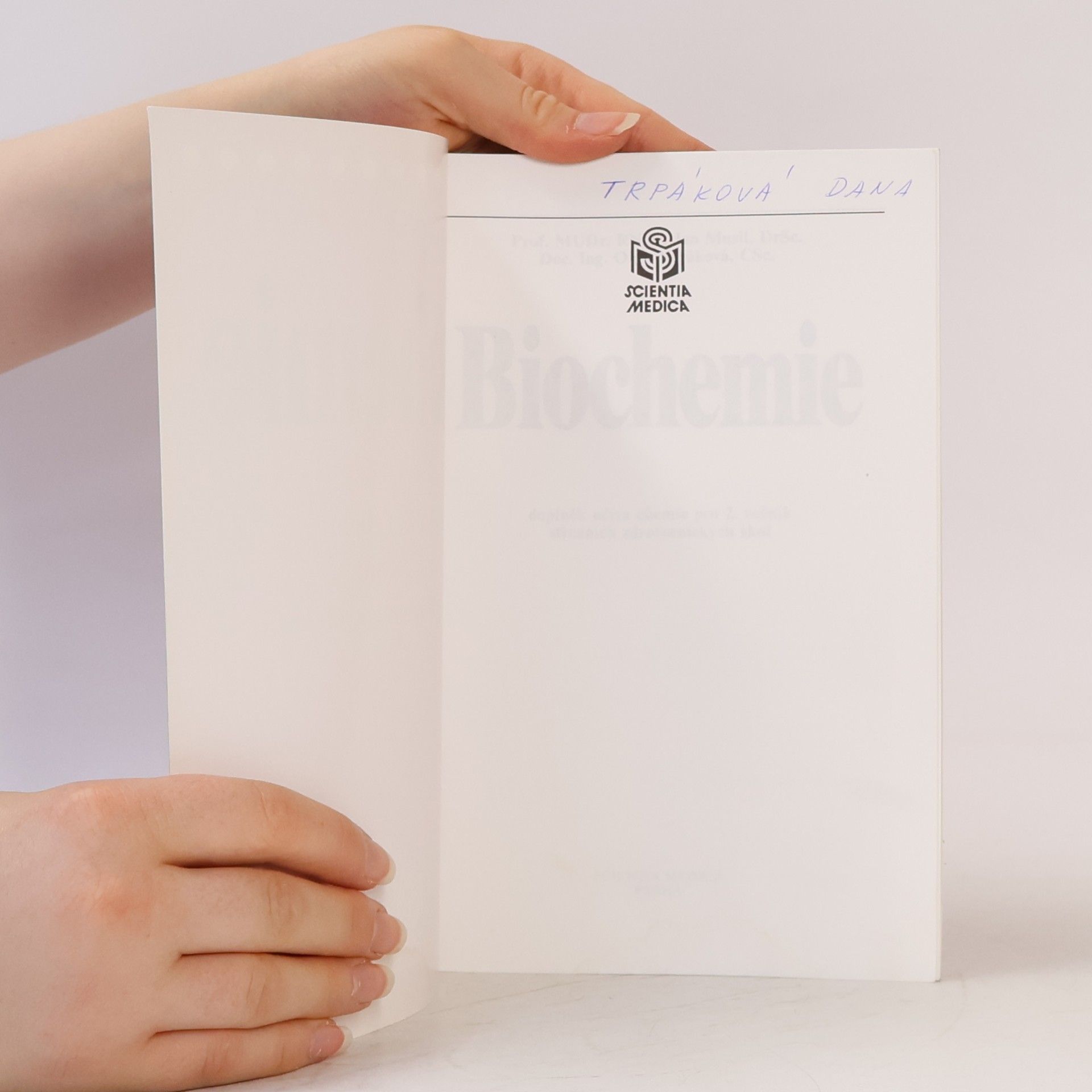 Olga Nováková Biochemie - doplněk učiva chemie pro 2. ročník středních zdravotnických škol
