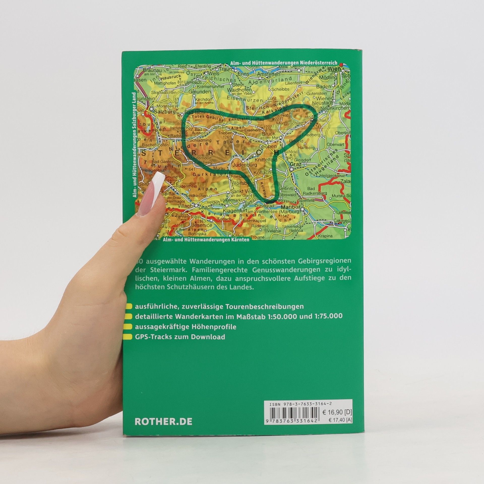 Martin Marktl Rother Wanderbuch: Alm- und Hüttenwanderungen Steiermark
