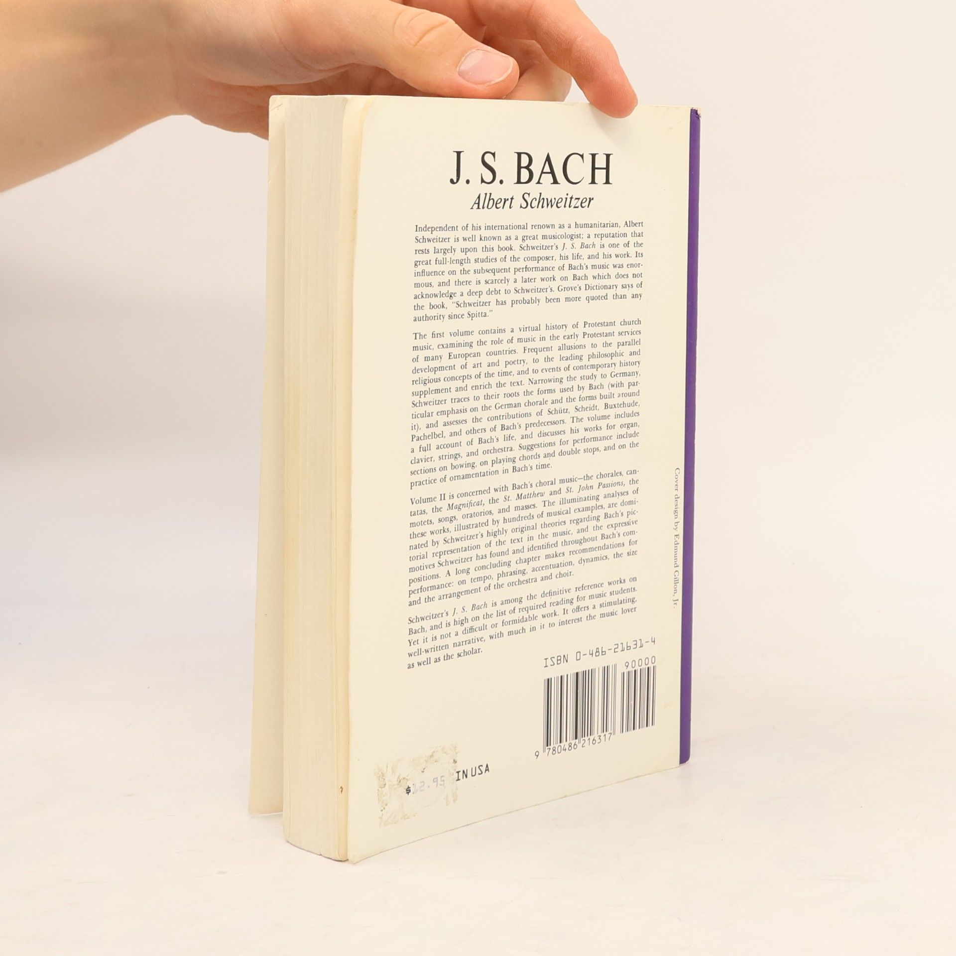 Albert Schweitzer J. S. Bach