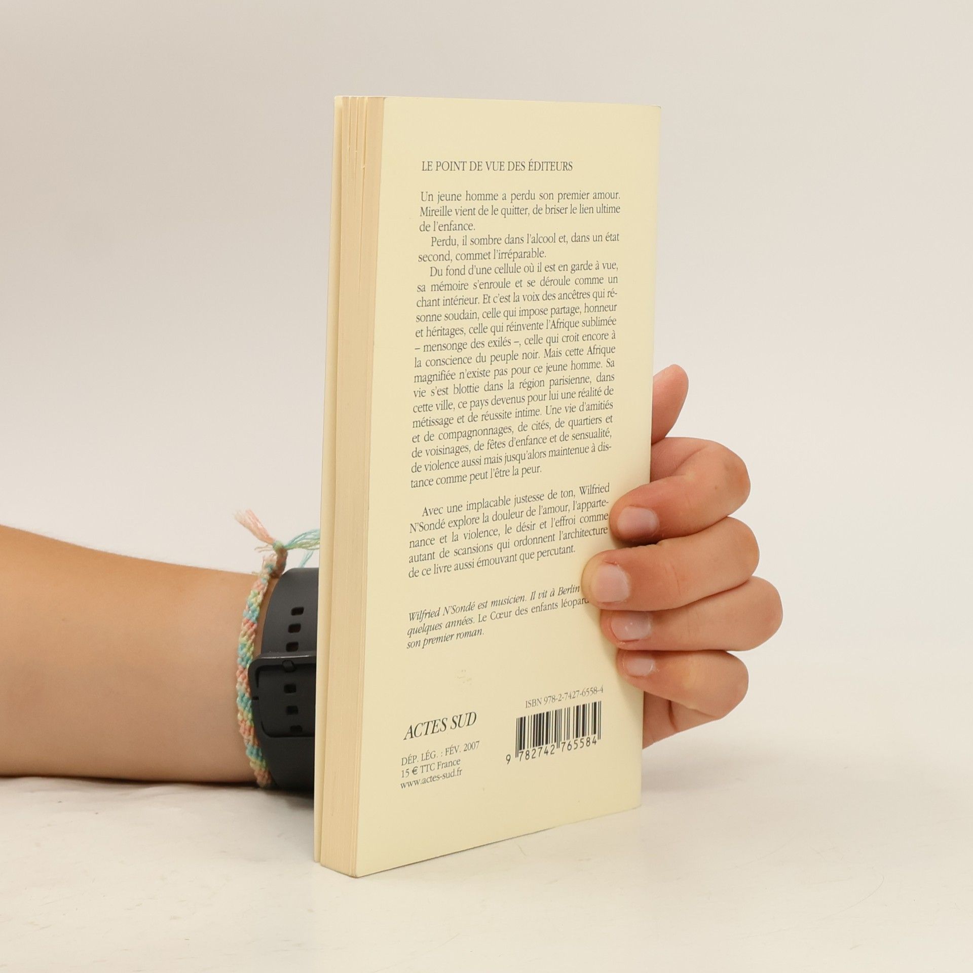 Wilfried N´sondé Le Coeur des enfants-léopards. Das Herz der Leopardenkinder, französische Ausgabe. Ausgezeichnet mit dem Prix des Cinq Continents de la Francophonie und dem Prix Senghor de la Création Littéraire