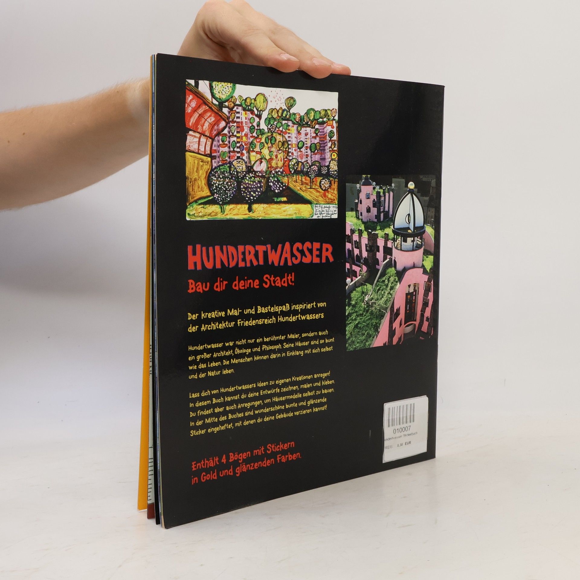 Friedensreich Hundertwasser Hundertwasser, Bau dir deine Stadt!, Stickerbuch