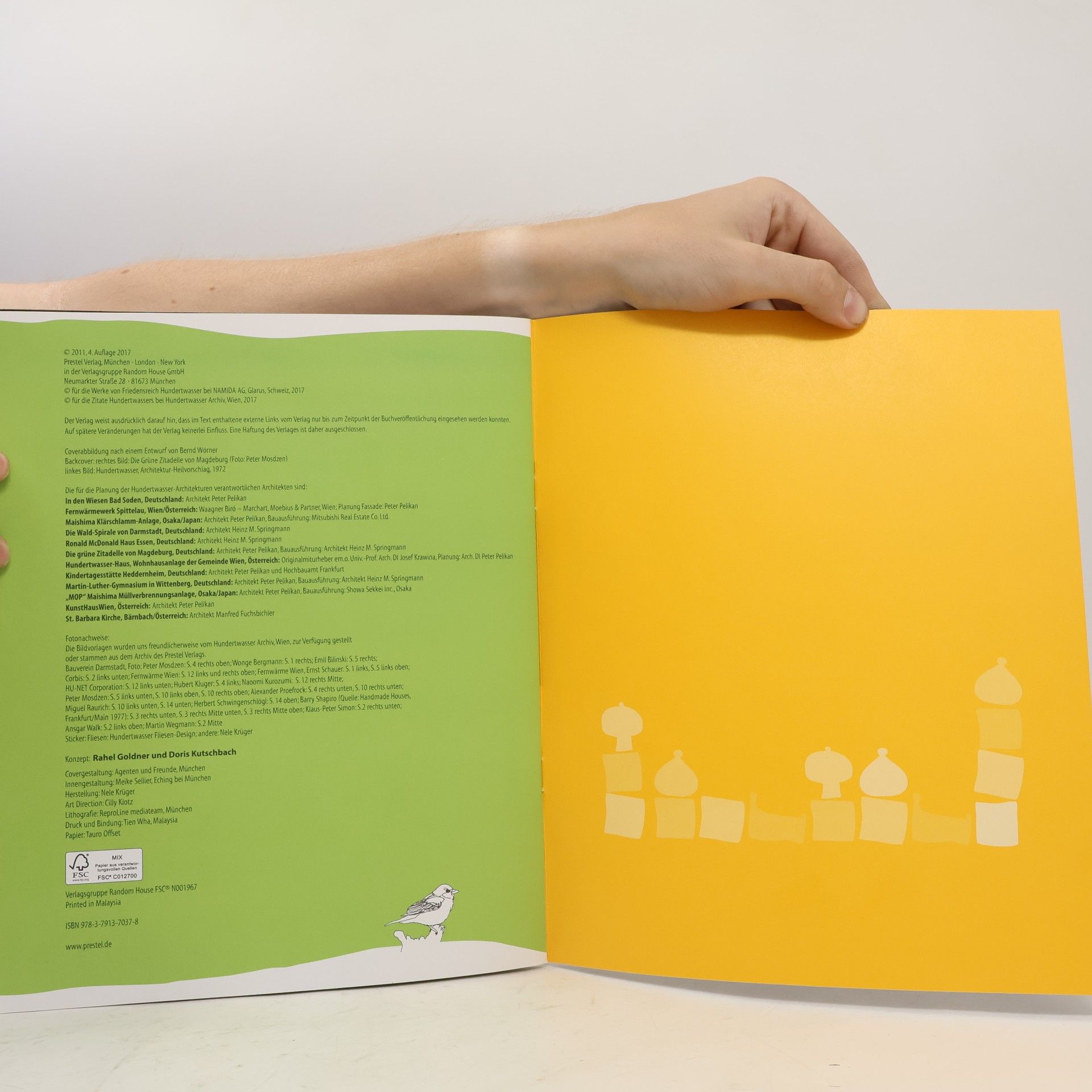 Friedensreich Hundertwasser Hundertwasser, Bau dir deine Stadt!, Stickerbuch