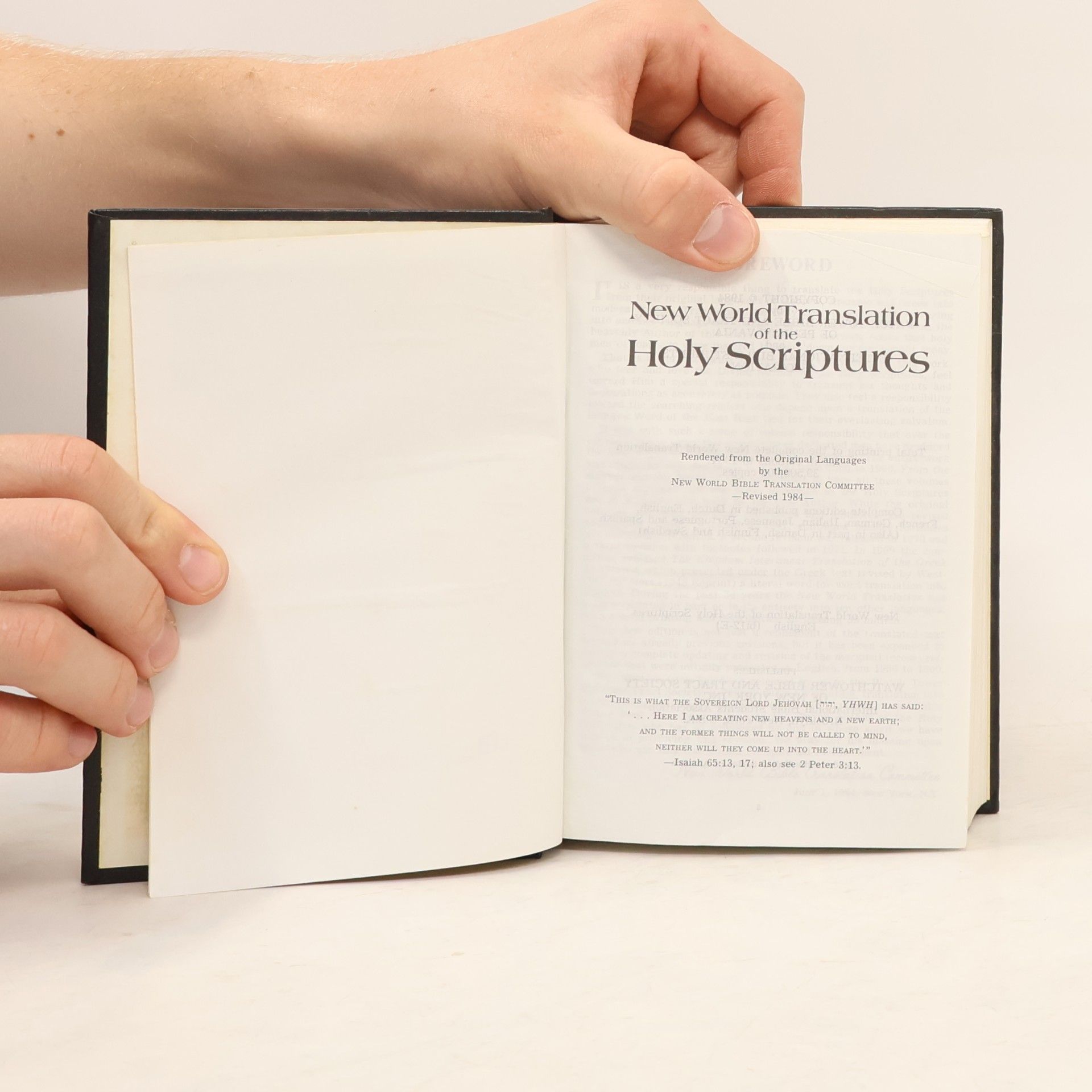 AA.VV. New World Translation of the Holy Scriptures