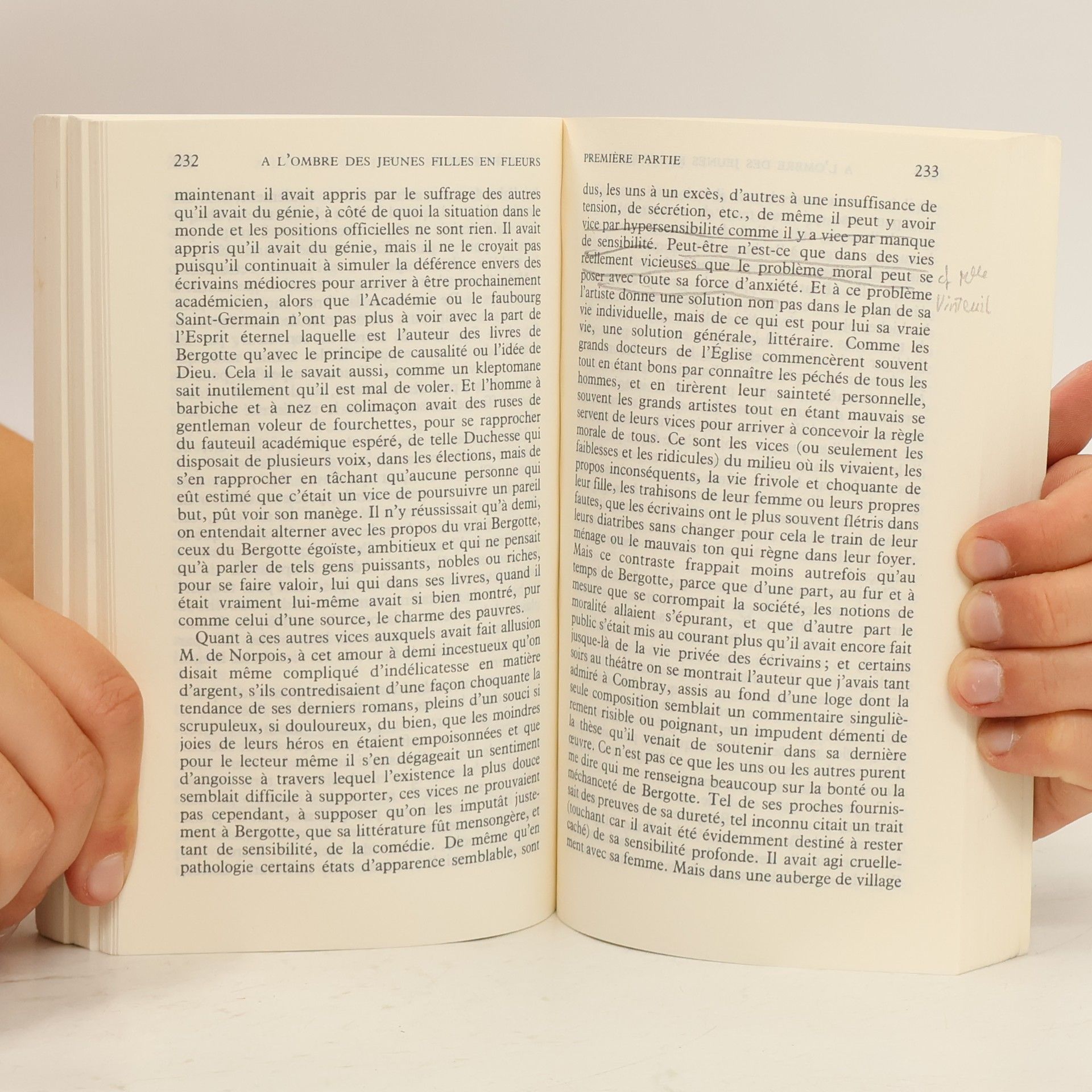 Marcel Proust A L'ombre des jeunes filles en fleurs I (Garnier-Flammarion)