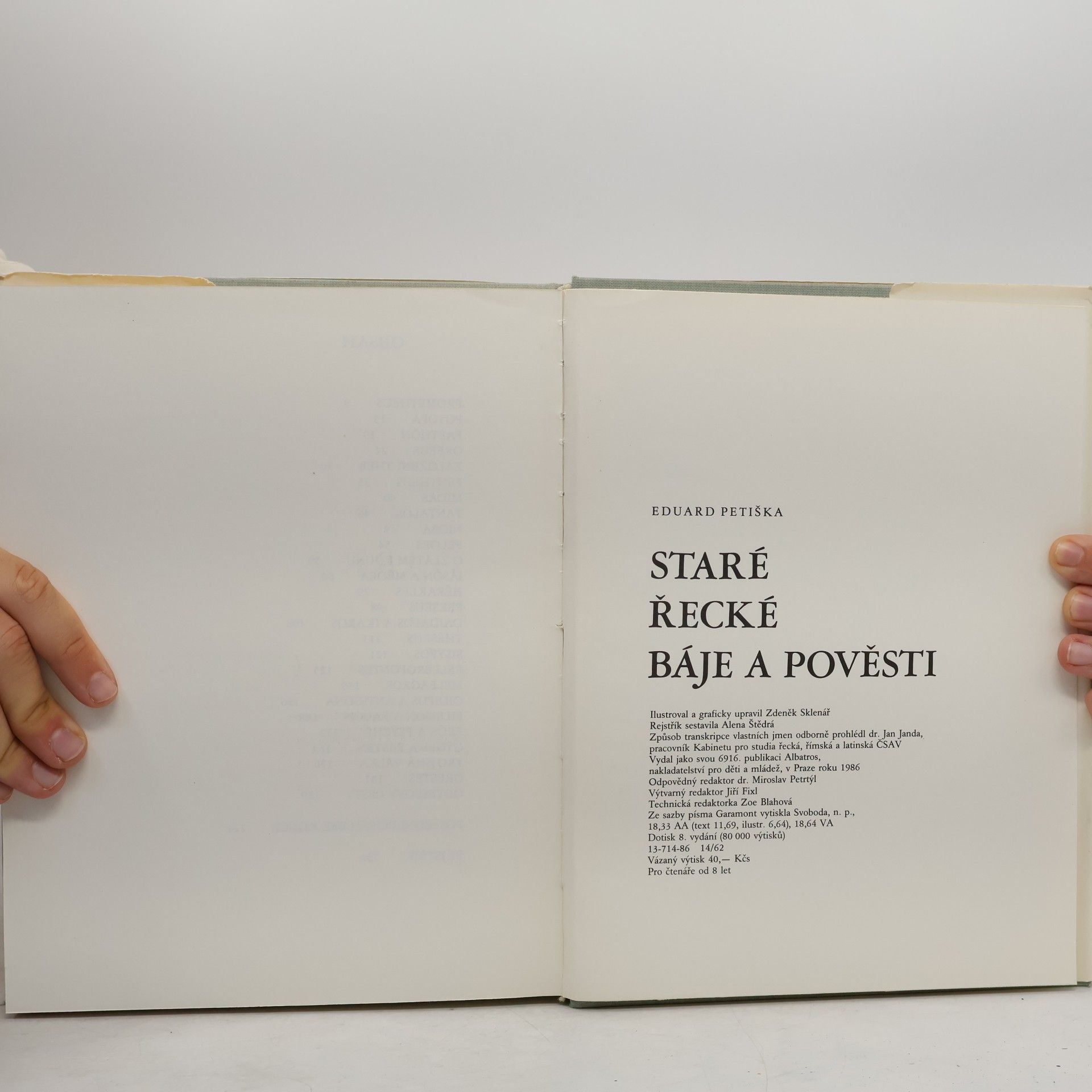Eduard Petiška Staré řecké báje a pověsti