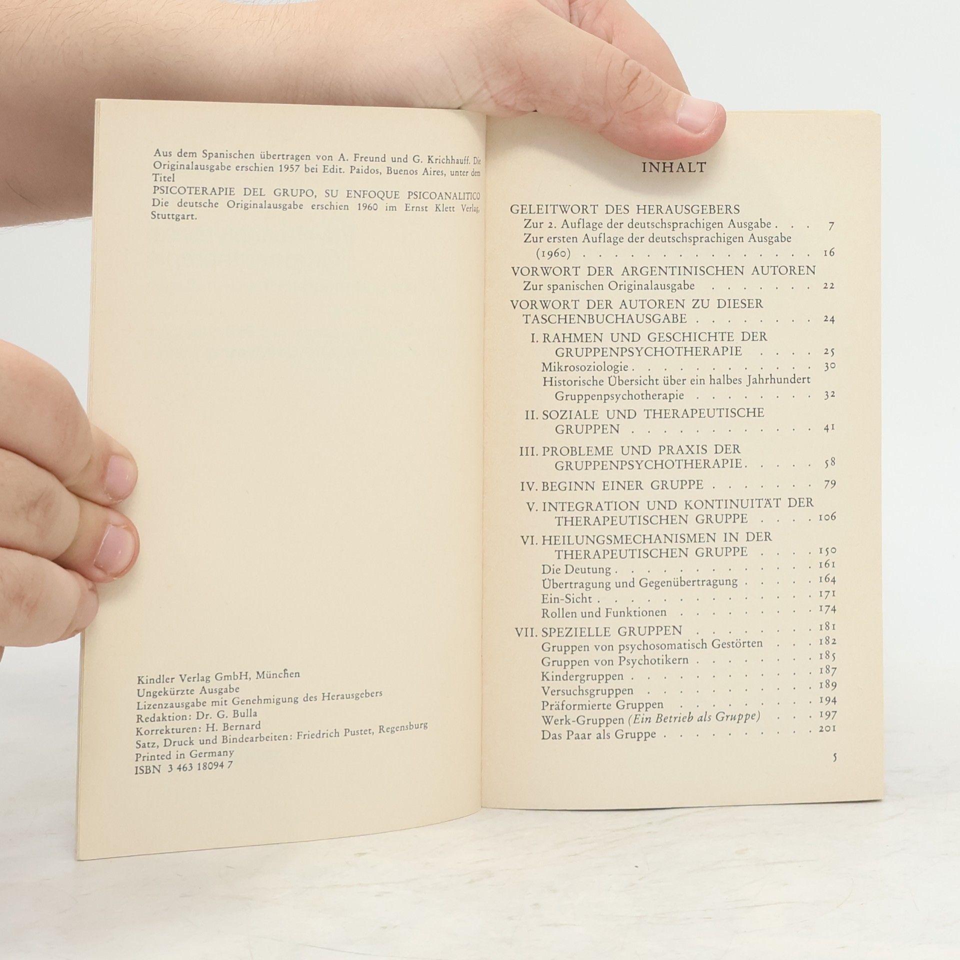 Collectif d'auteurs Psychoanalytische Gruppentherapie