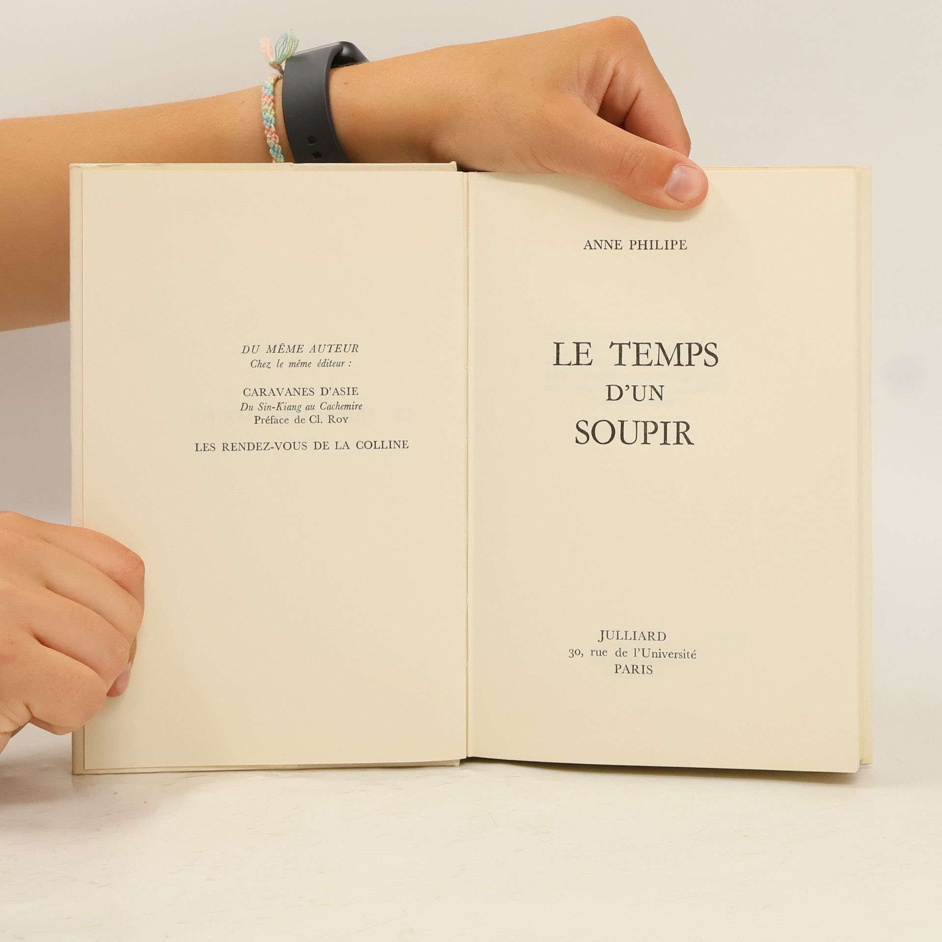 Anne Philipe Le temps d'un soupir