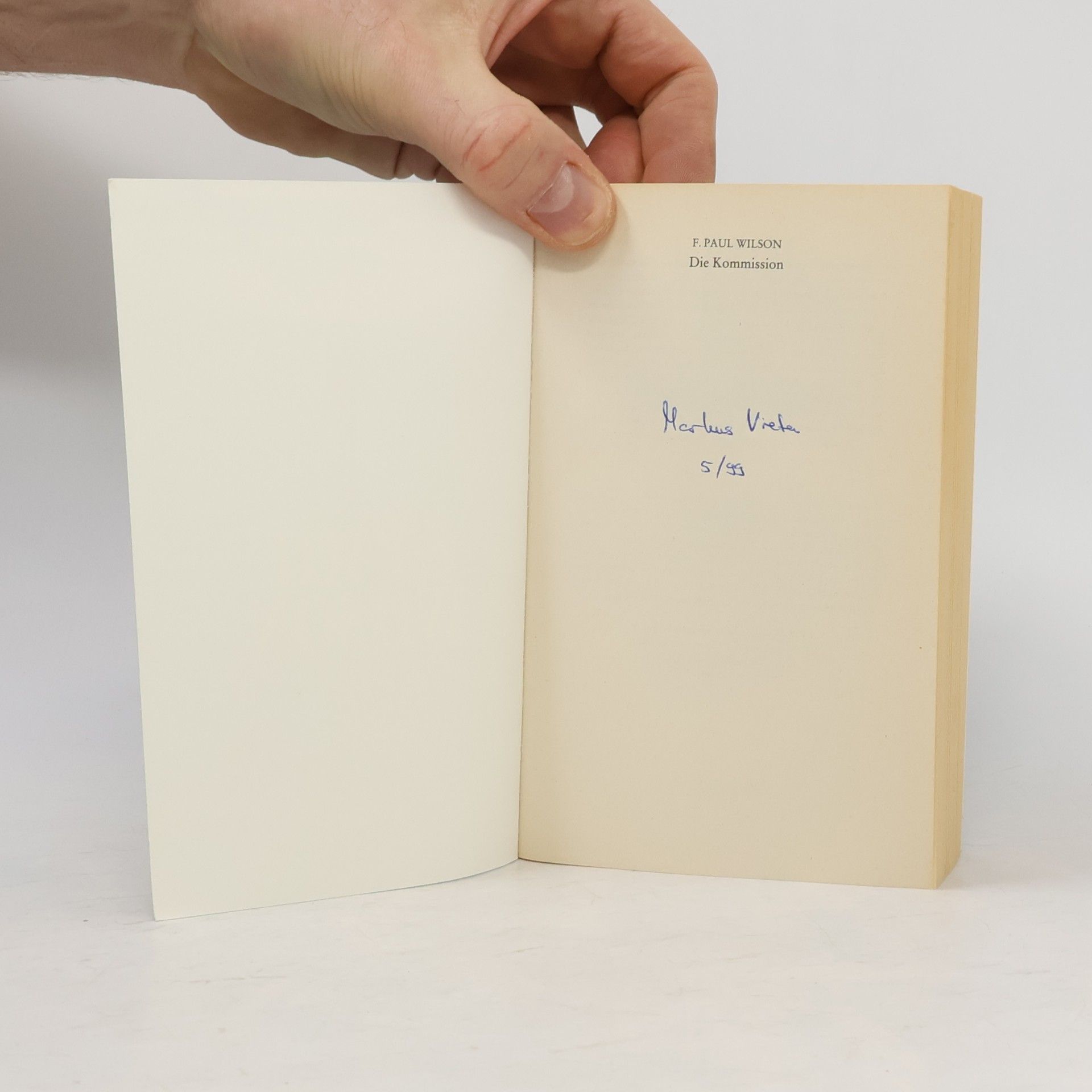 Francis Paul Wilson Die Kommission