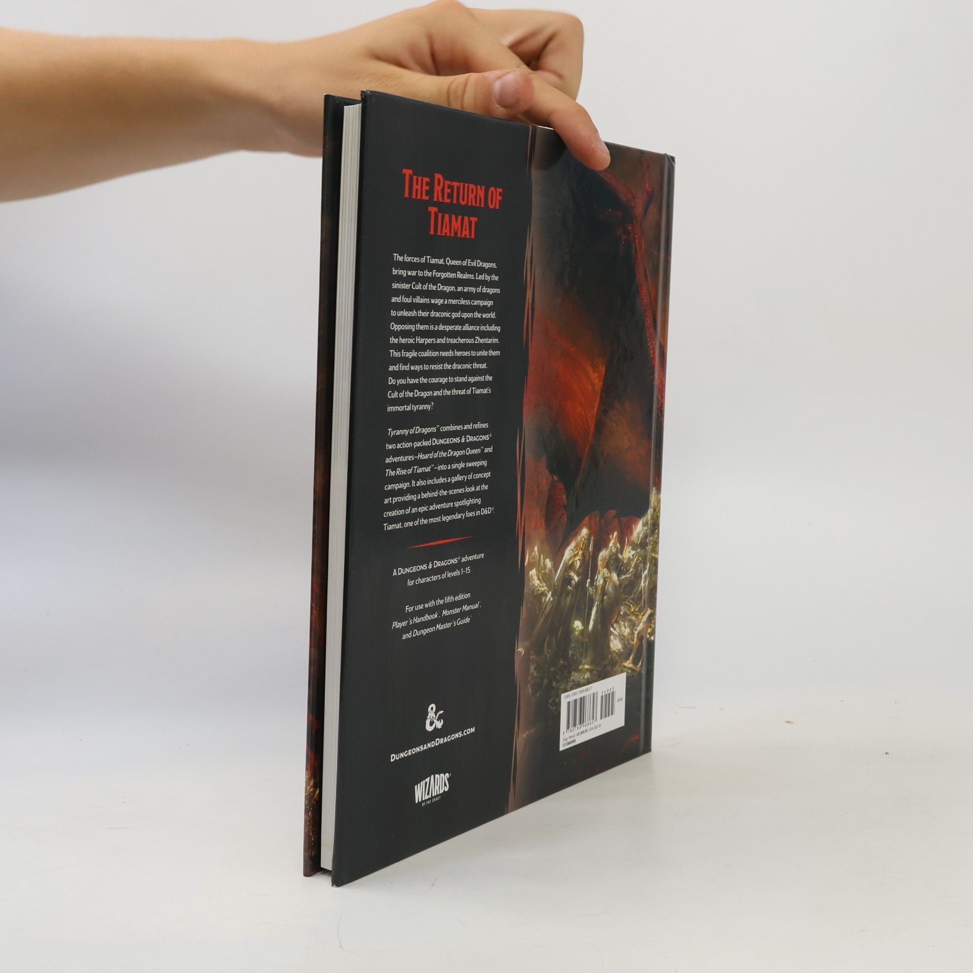 Wizards RPG Team Tyranny of Dragons (D&d Adventure Book Combines Hoard of the Dragon Queen + the Rise of Tiamat)