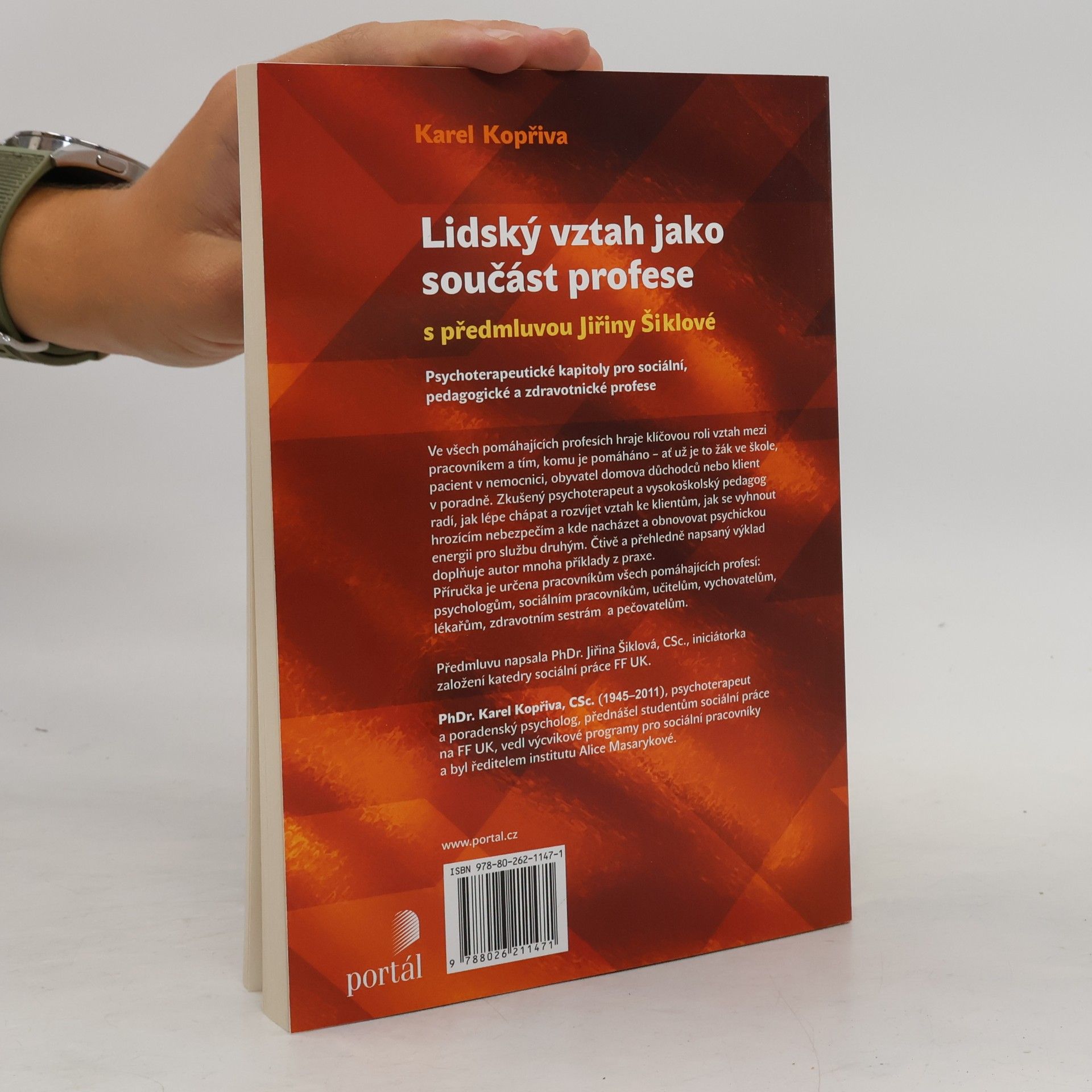 Jiřina Šiklová Lidský vztah jako součást profese