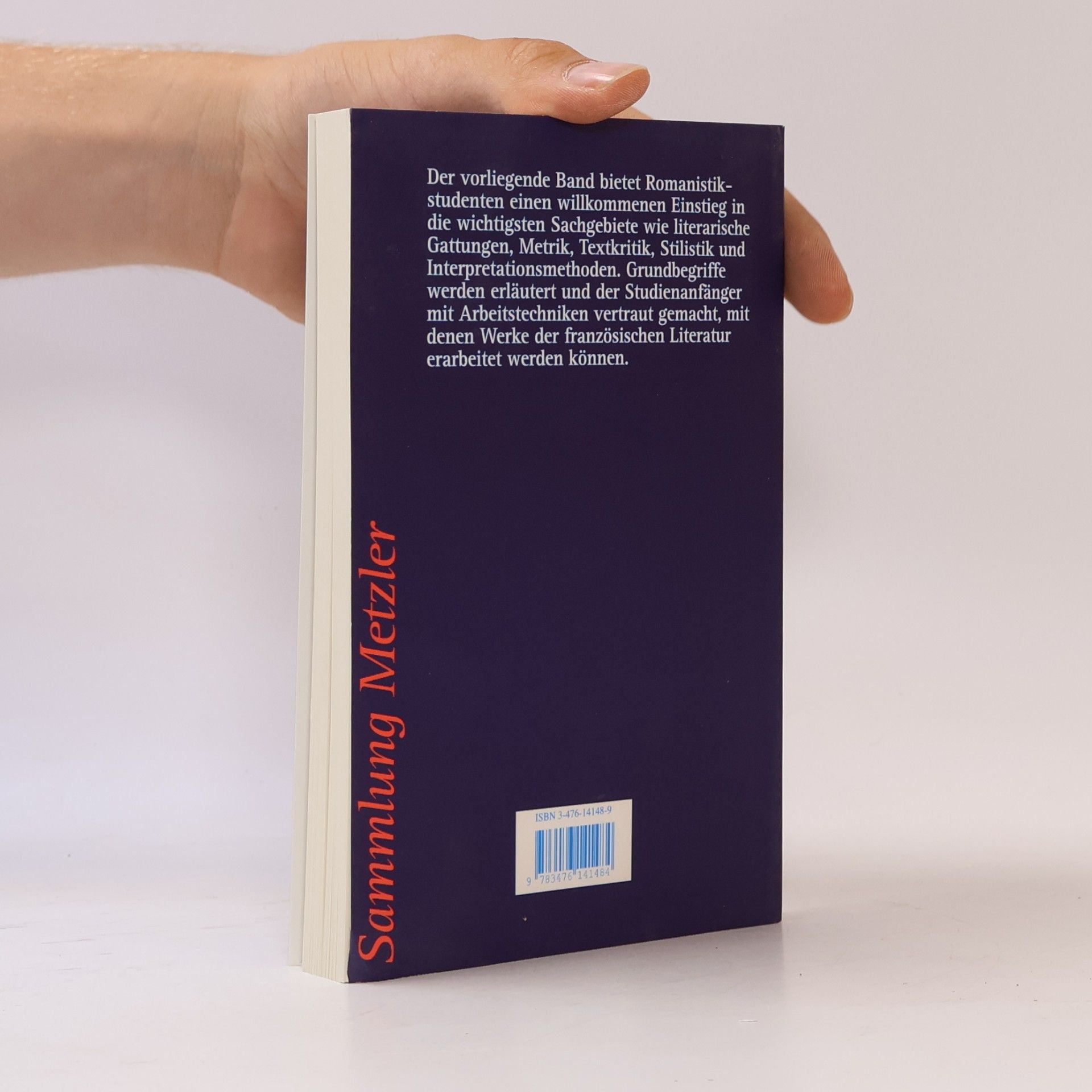 Jürgen Grimm Einführung in die französische Literaturwissenschaft