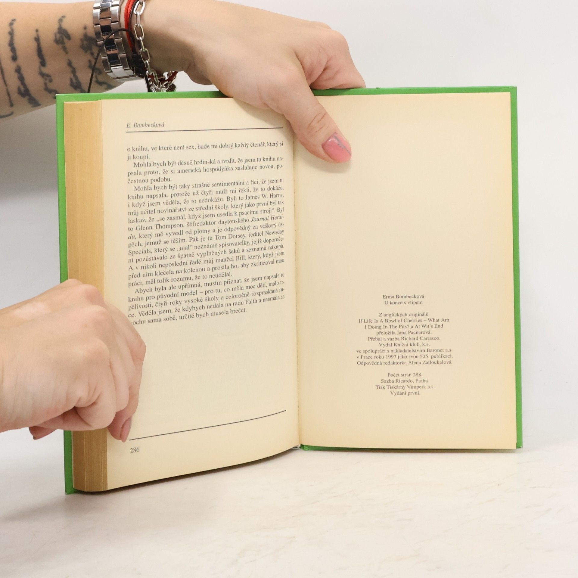 Erma Bombeck U konce s vtipem