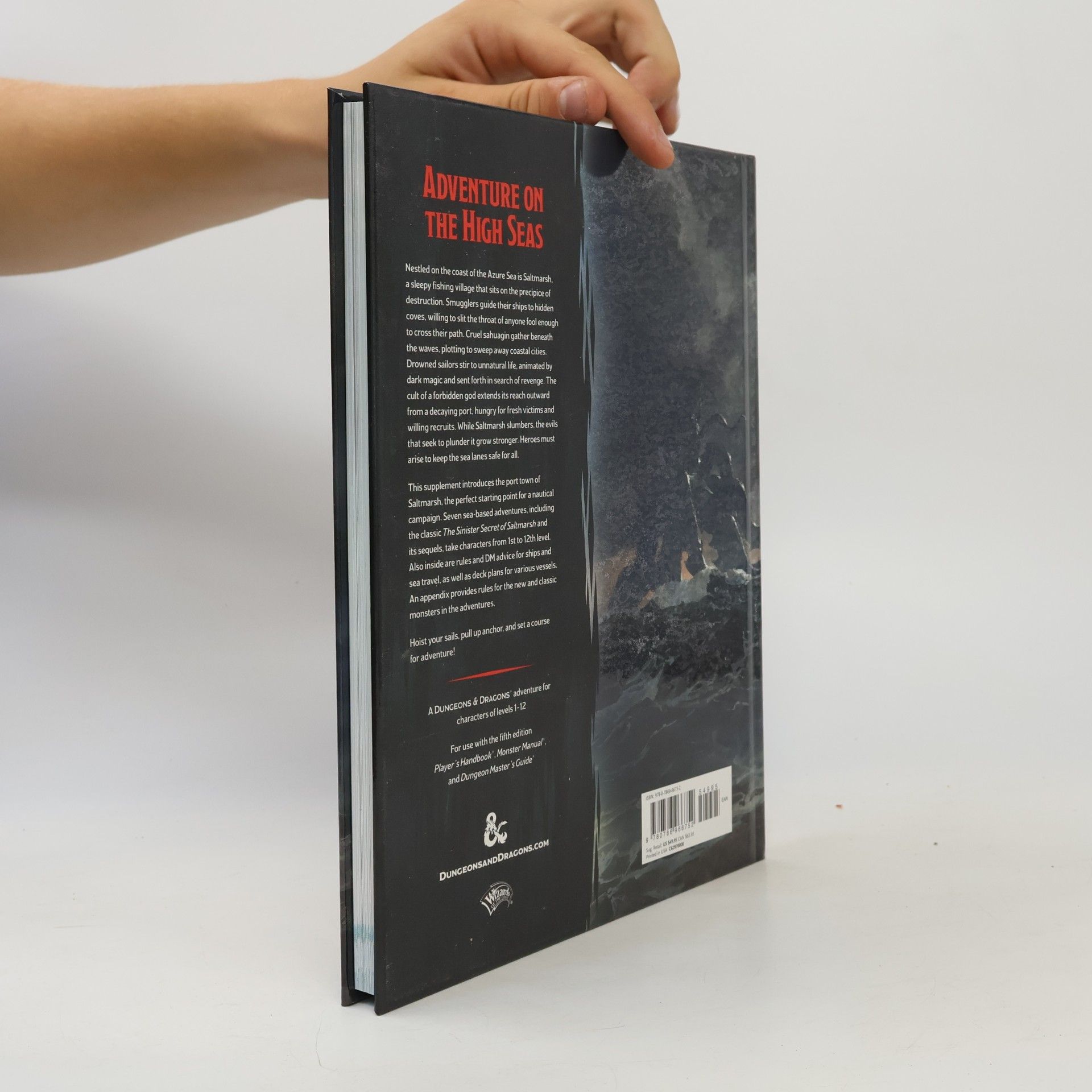 Wizards RPG Team Dungeons & Dragons Ghosts of Saltmarsh Hardcover Book (D&D Adventure)