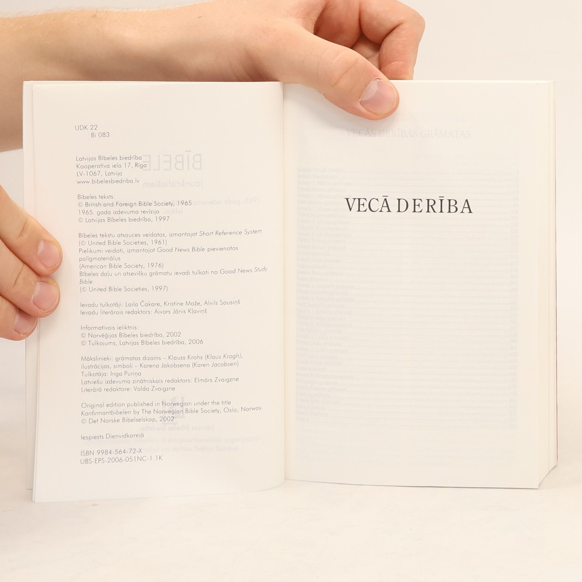 British and Foreign Bible Society Vecās Derības grāmatas