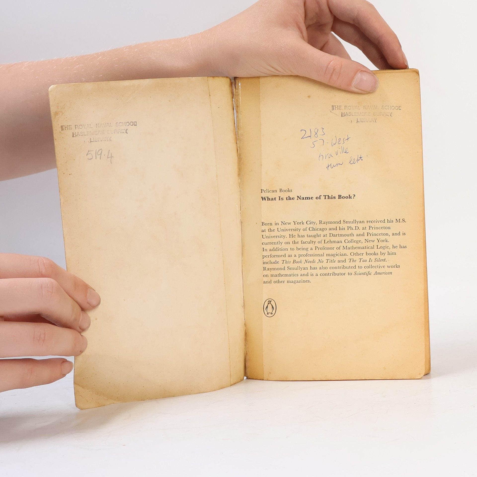 Raymond Smullyan What is the Name of this Book?
