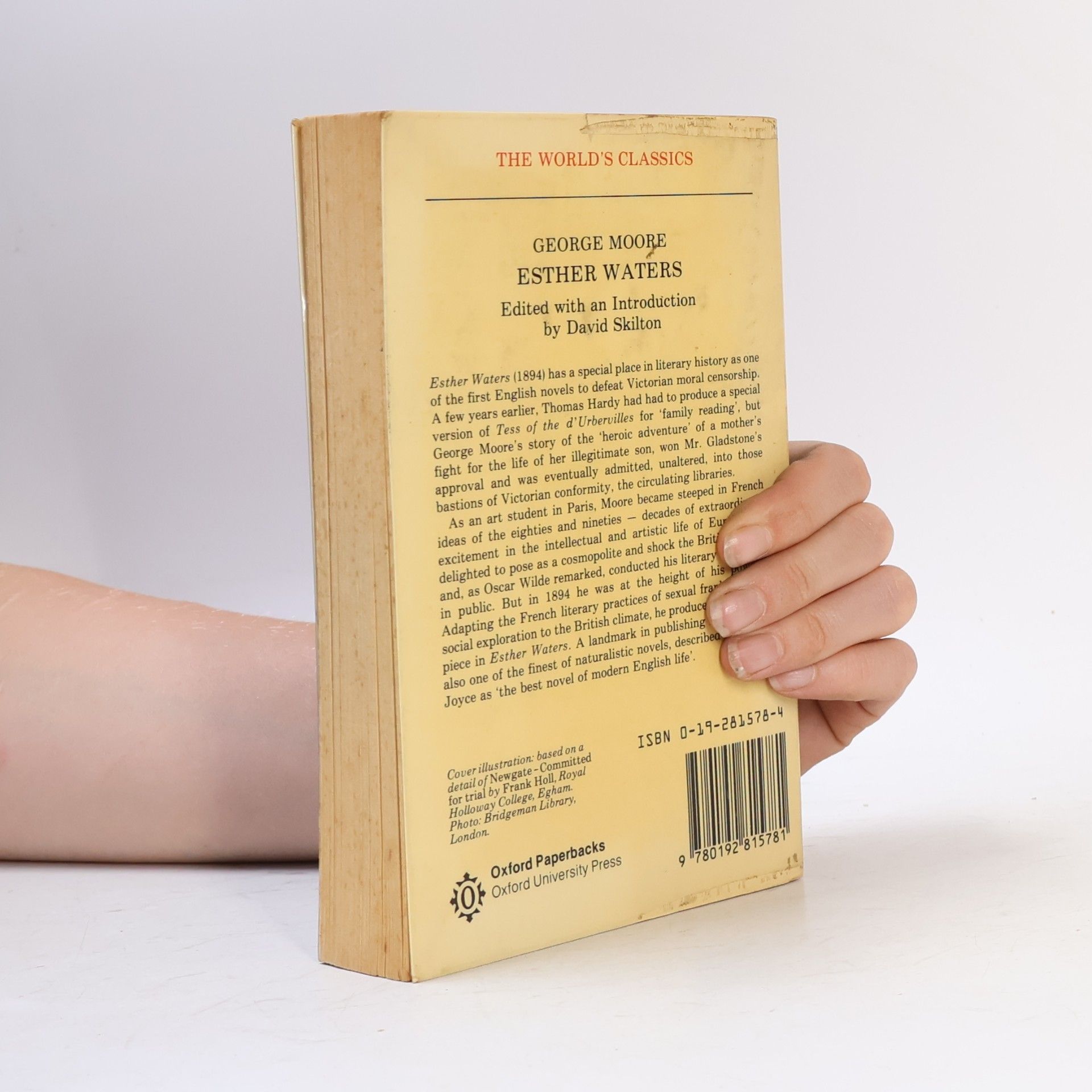 George Moore World's Classics: Esther Waters