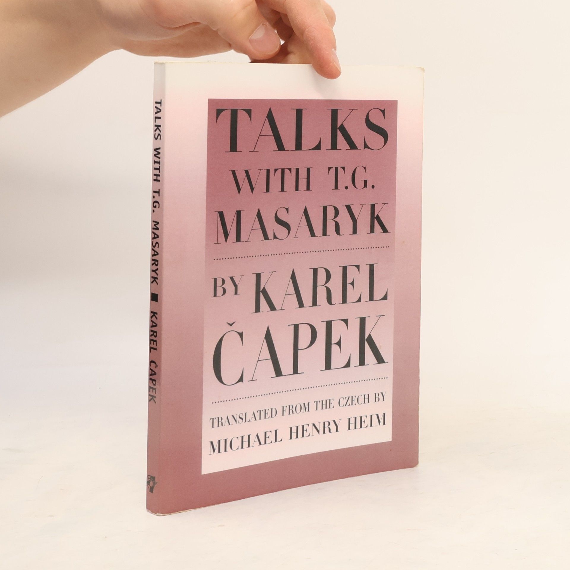 Karel Čapek Talks with T.G. Masaryk