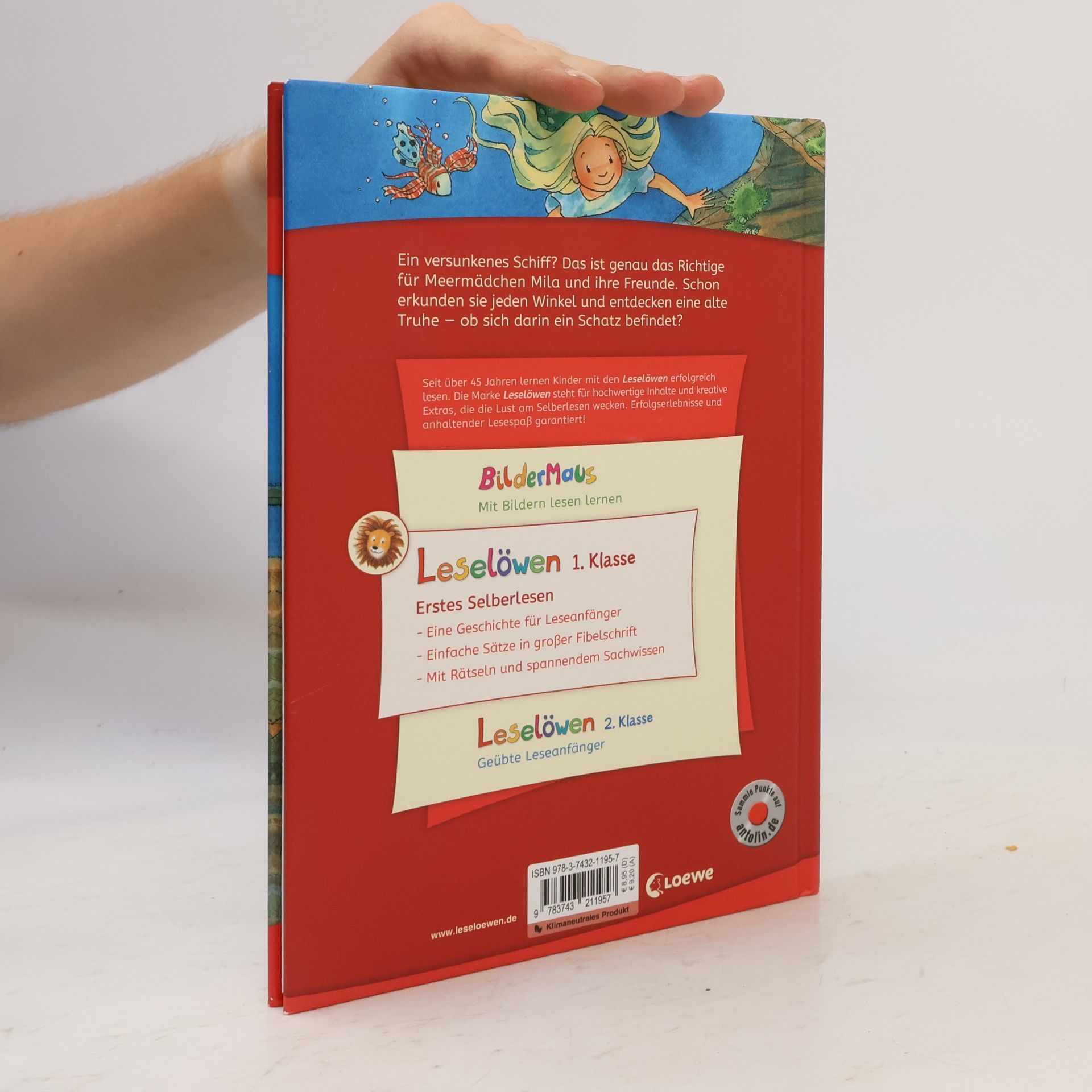 Henriette Wich Leselöwen 1. Klasse - Das Meermädchen und der versunkene Schatz