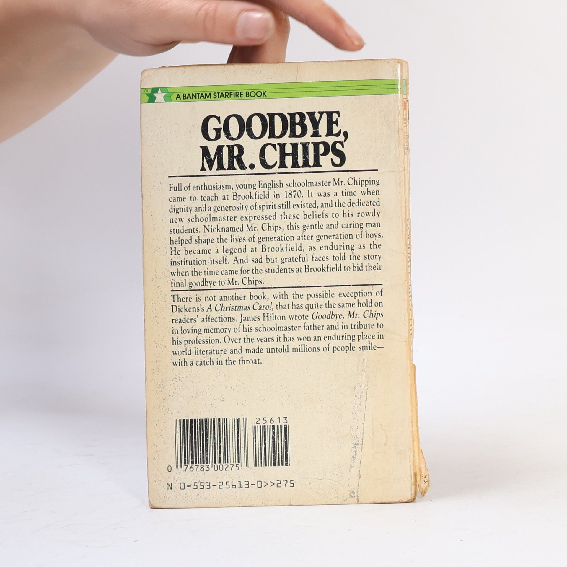 James Hilton Goodbye, Mr. Chips
