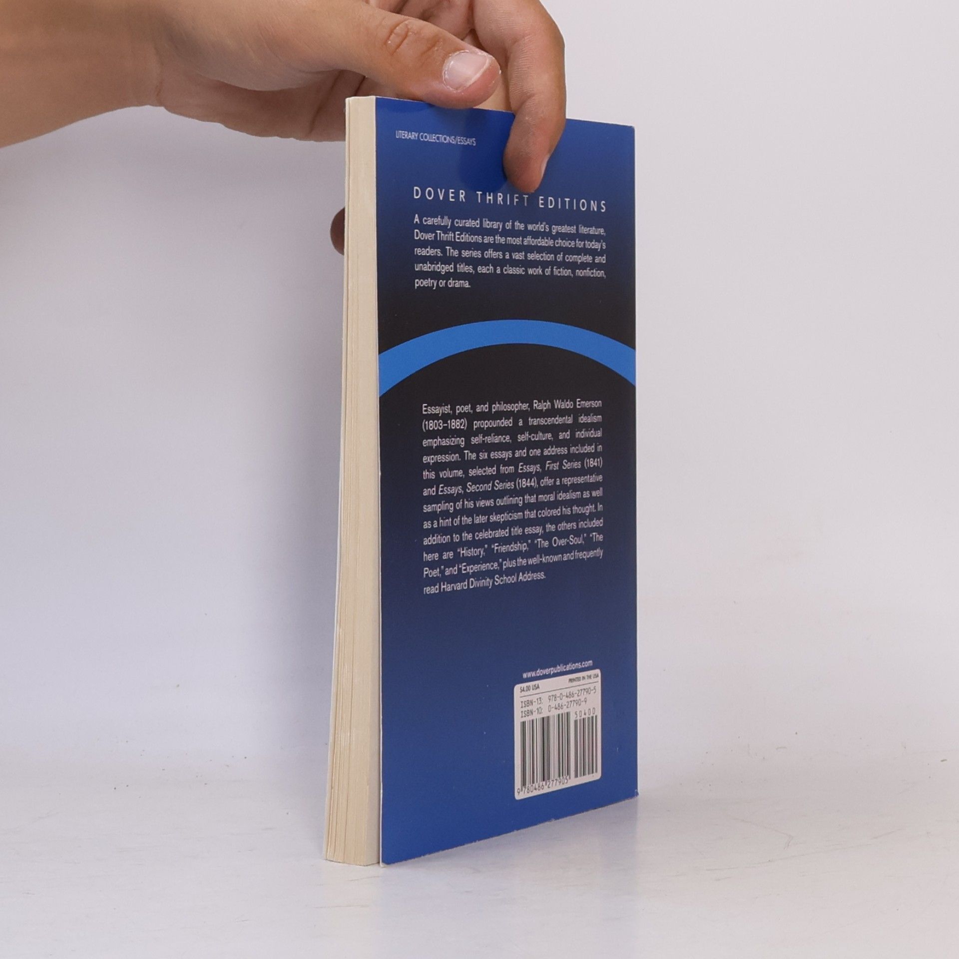 Ralph Waldo Emerson Self-reliance and other essays