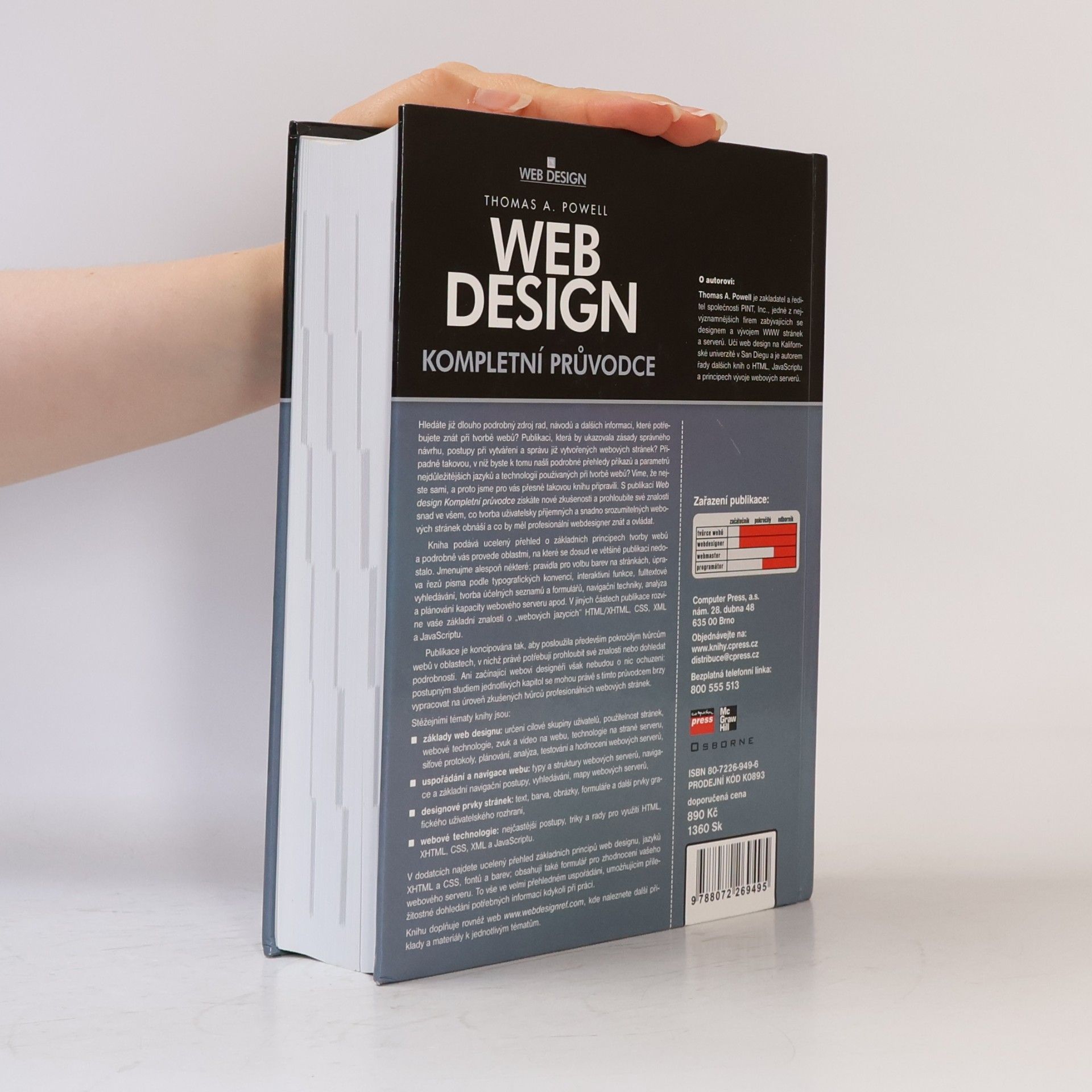 Thomas A. Powell Web design. Kompletní průvodce