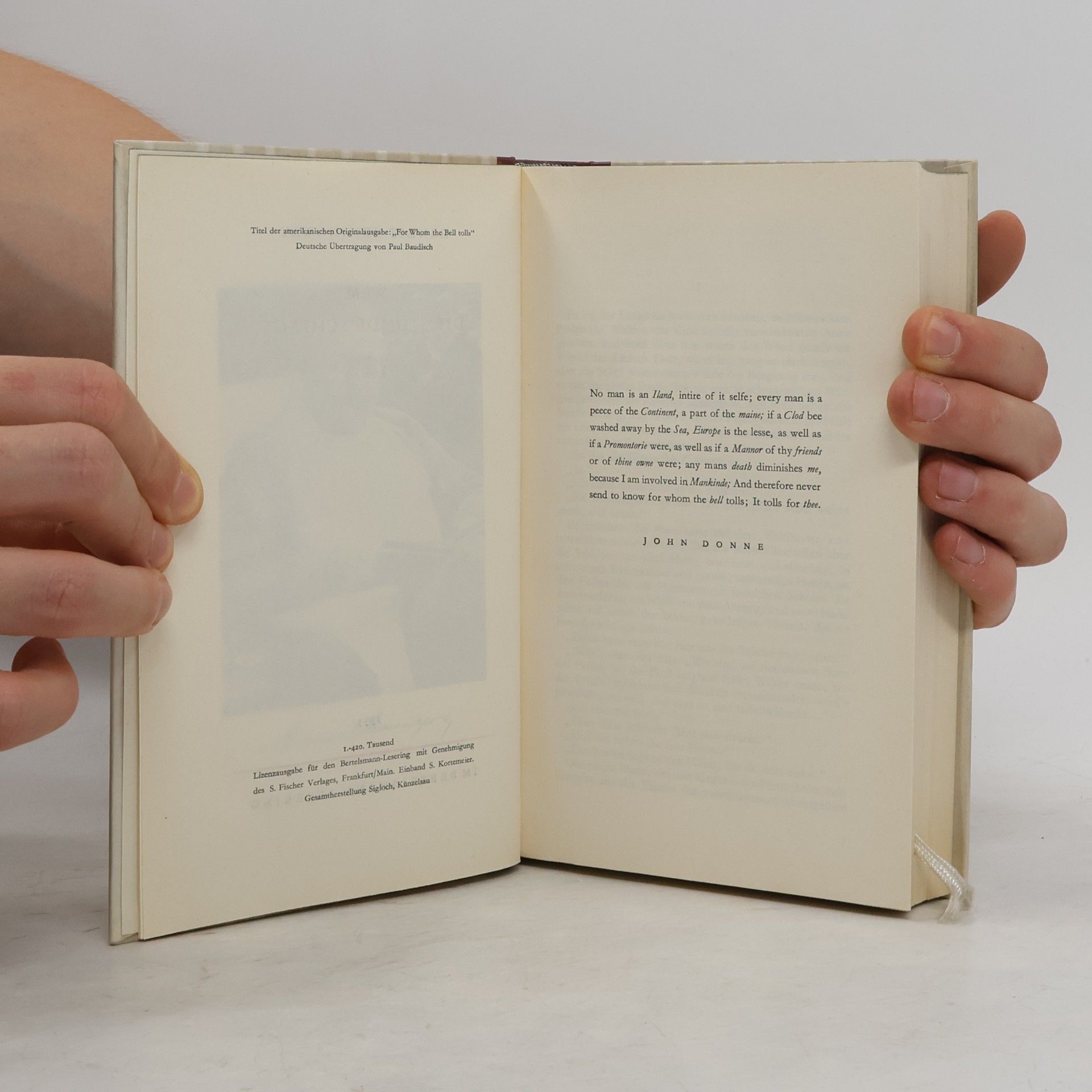 Ernest Hemingway Wem die Stunde schlägt