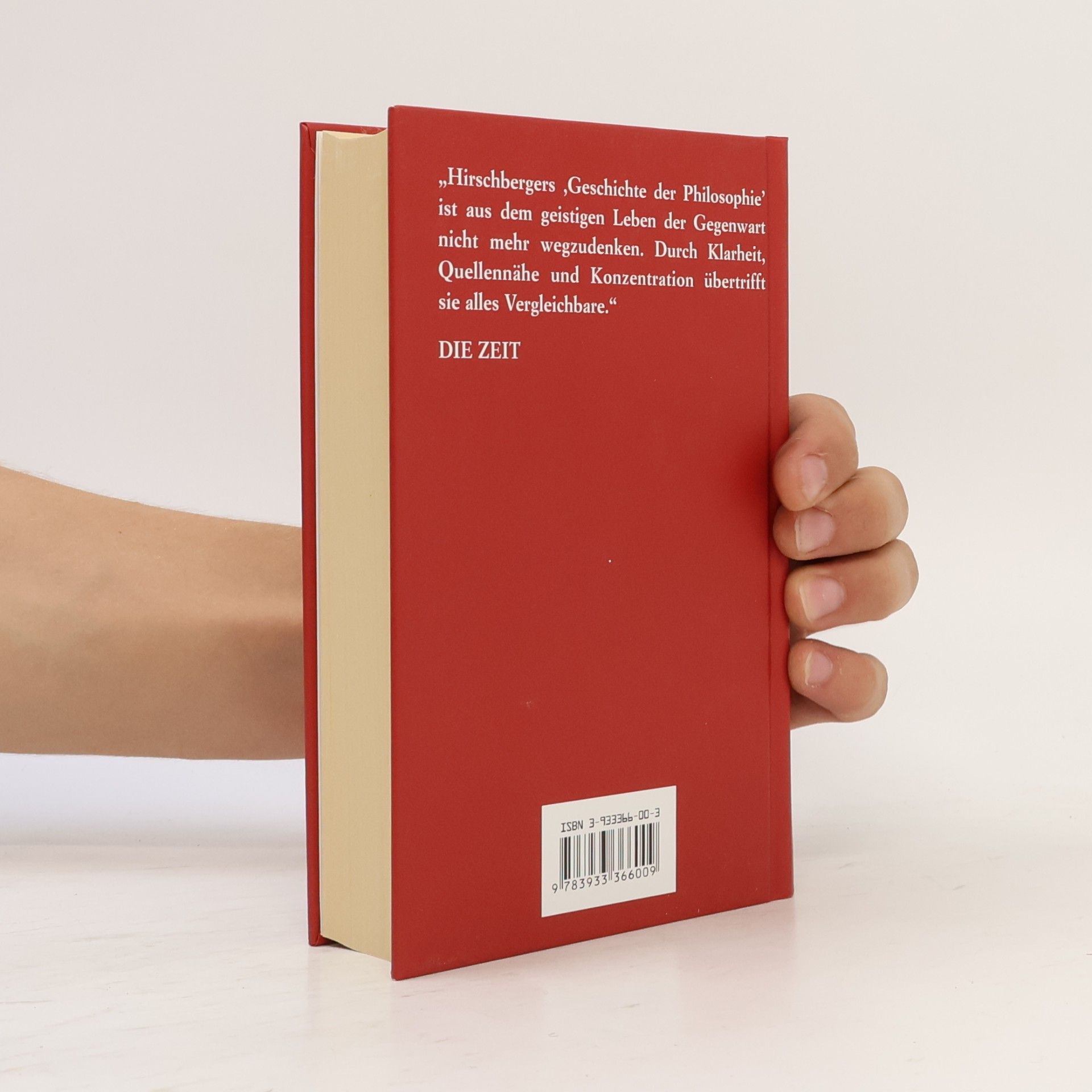 Johannes Hirschberger Geschichte der Philosophie I. Altertum und Mittelater