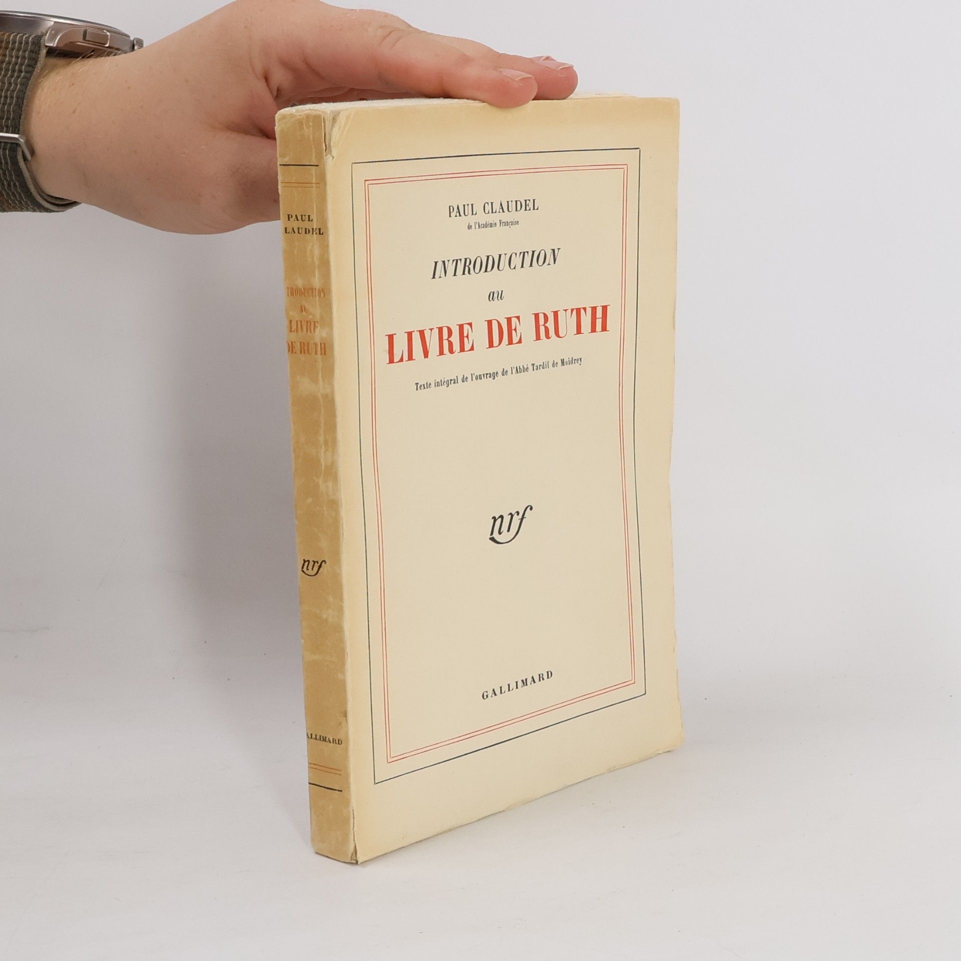 Paul Claudel Introduction au Livre de Ruth