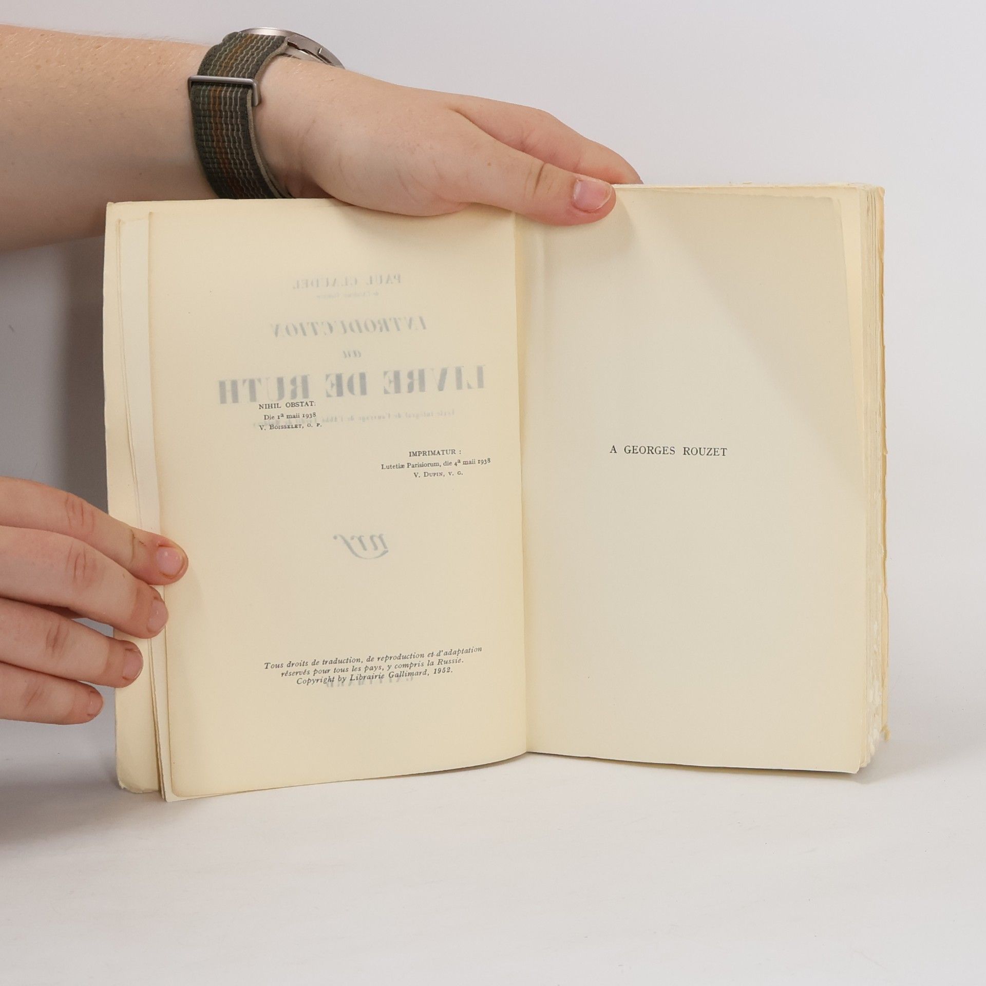 Paul Claudel Introduction au Livre de Ruth