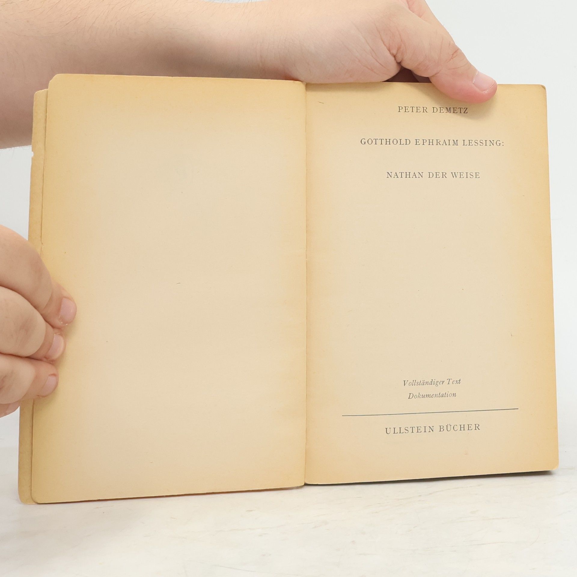 Gotthold Ephraim Lessing Nathan der Weise