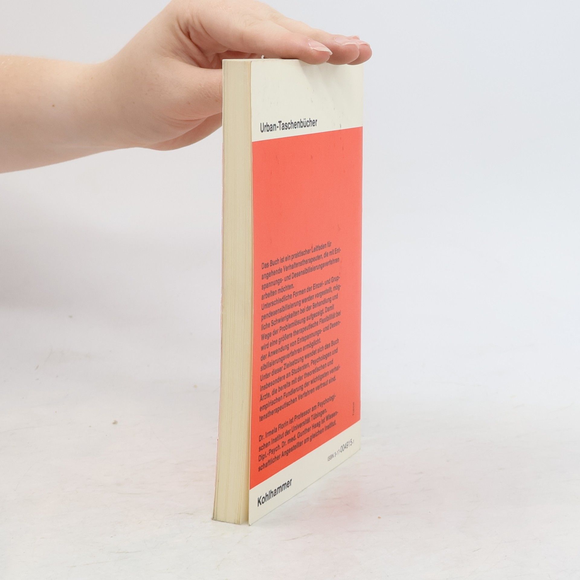 Irmela Florin Urban-Taschenbücher - 293: Entspannung, Desensibilisierung