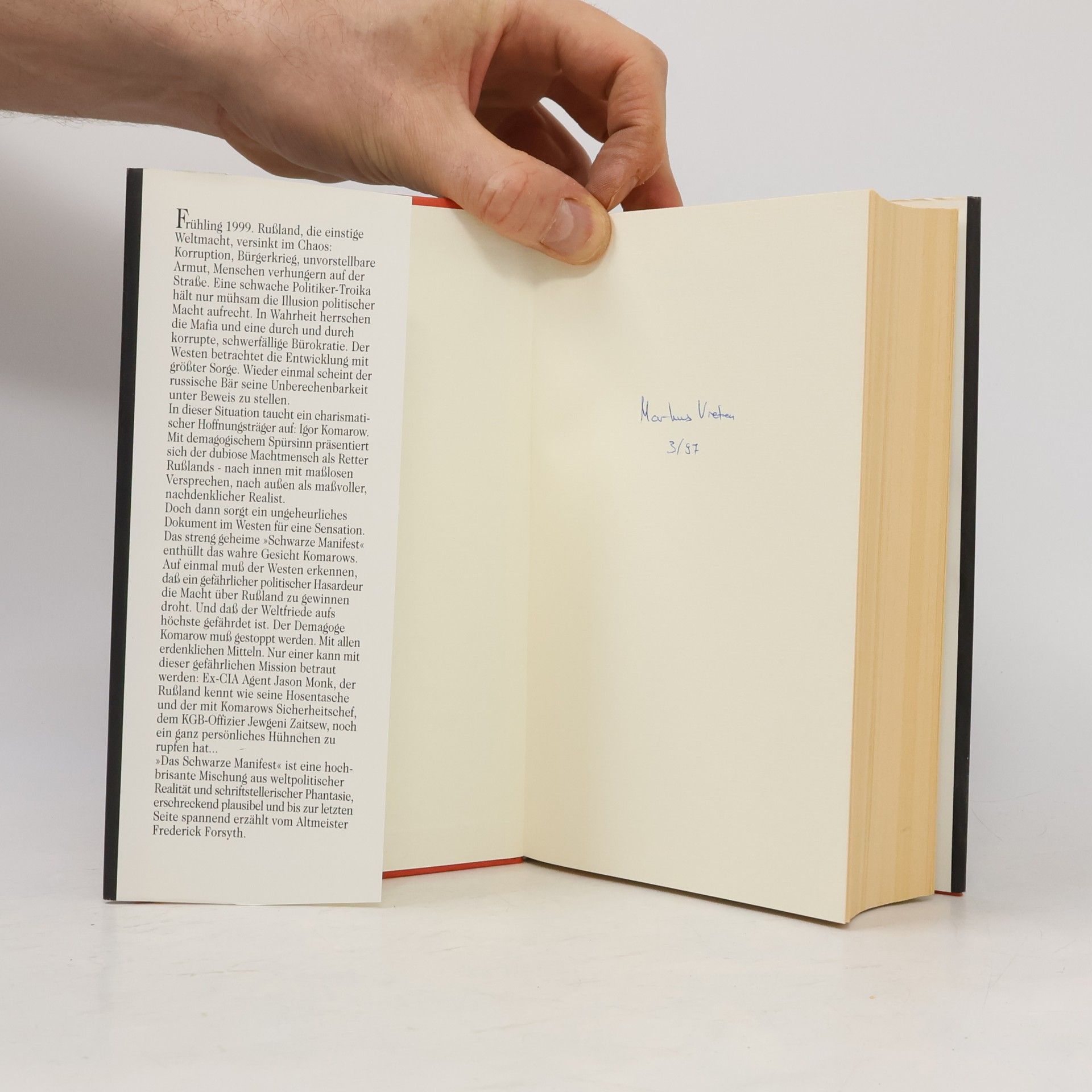 Frederick Forsyth Das Schwarze Manifest