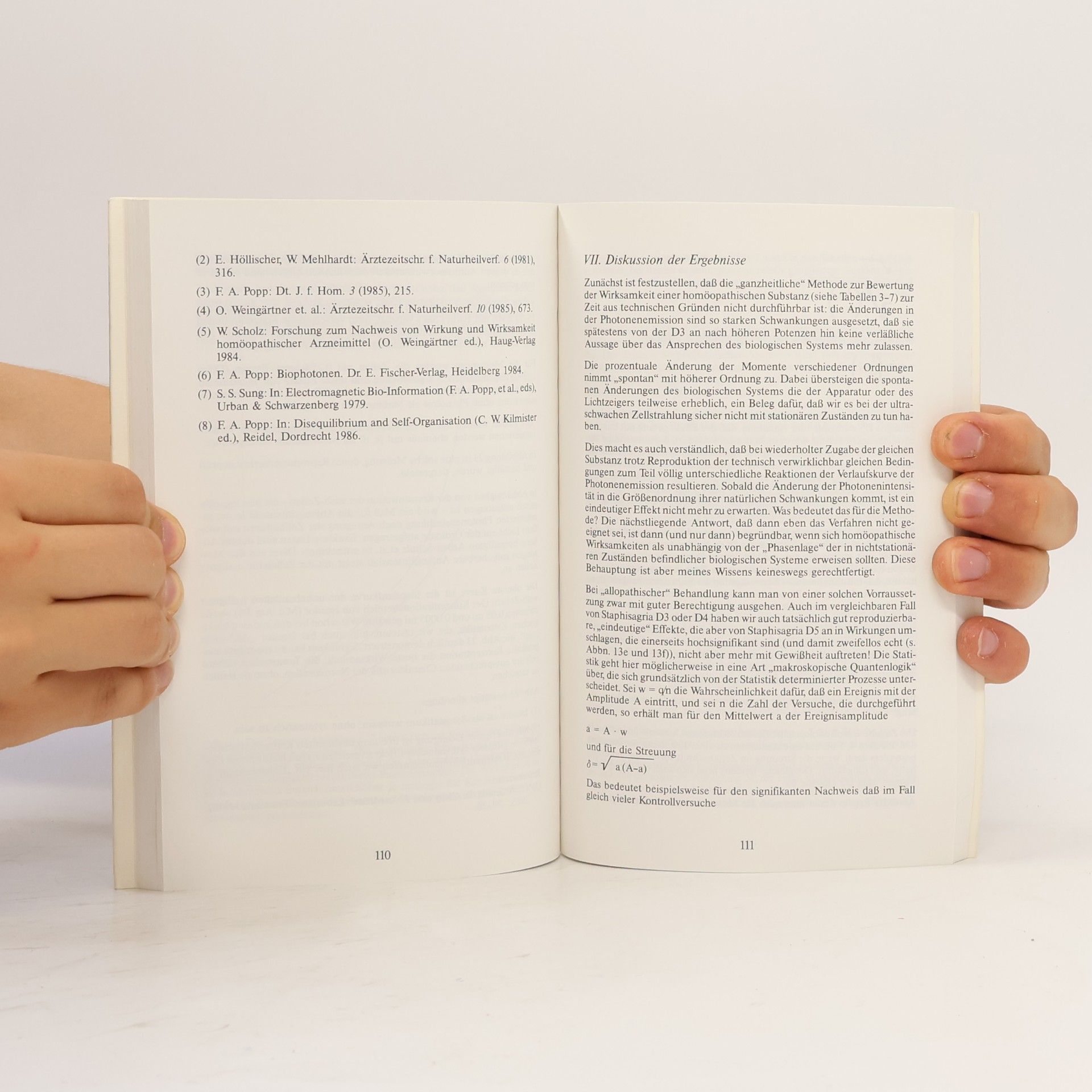 Fritz Albert Popp Bericht an Bonn
