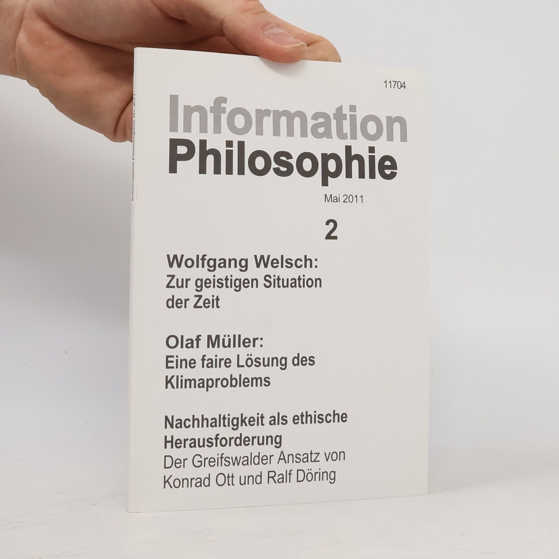 Various authors Information Philosophie 2/2011