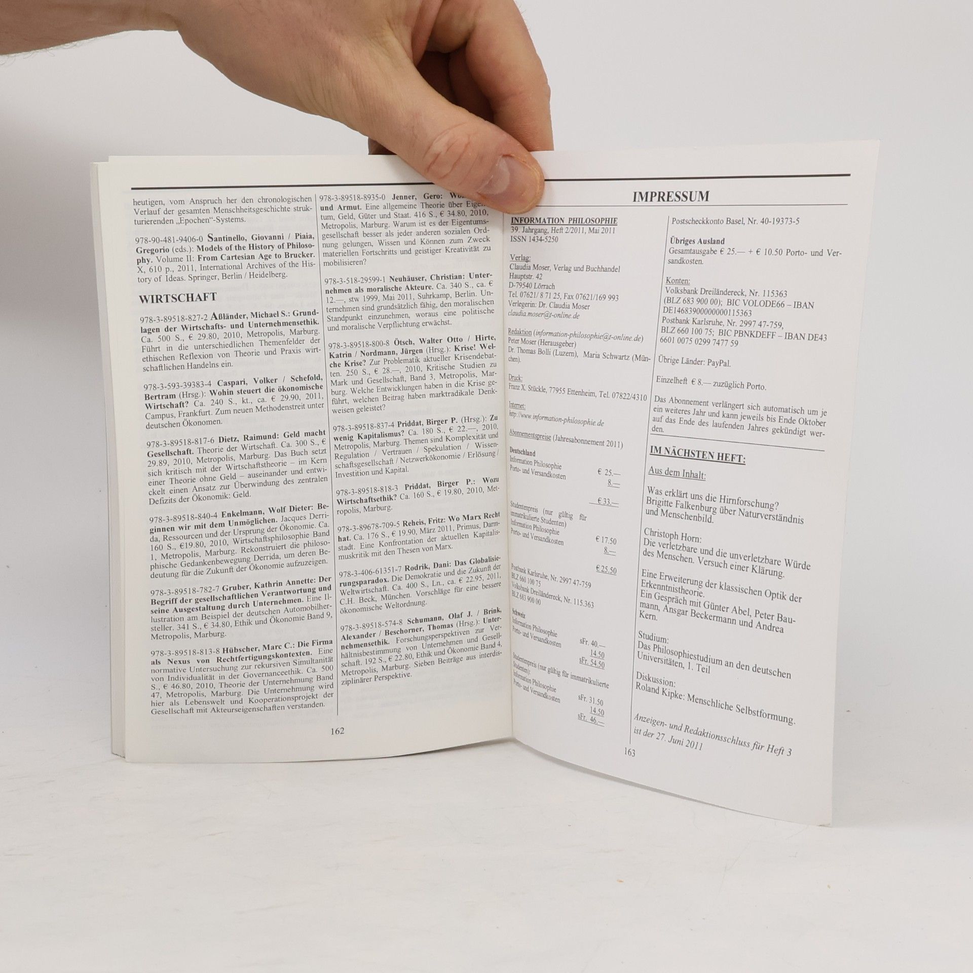 Various authors Information Philosophie 2/2011