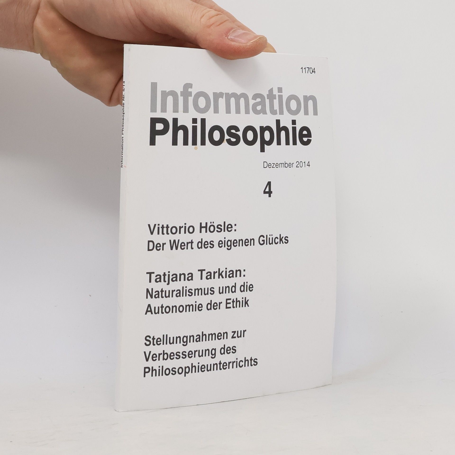 kolektiv Information Philosophie 4/2014