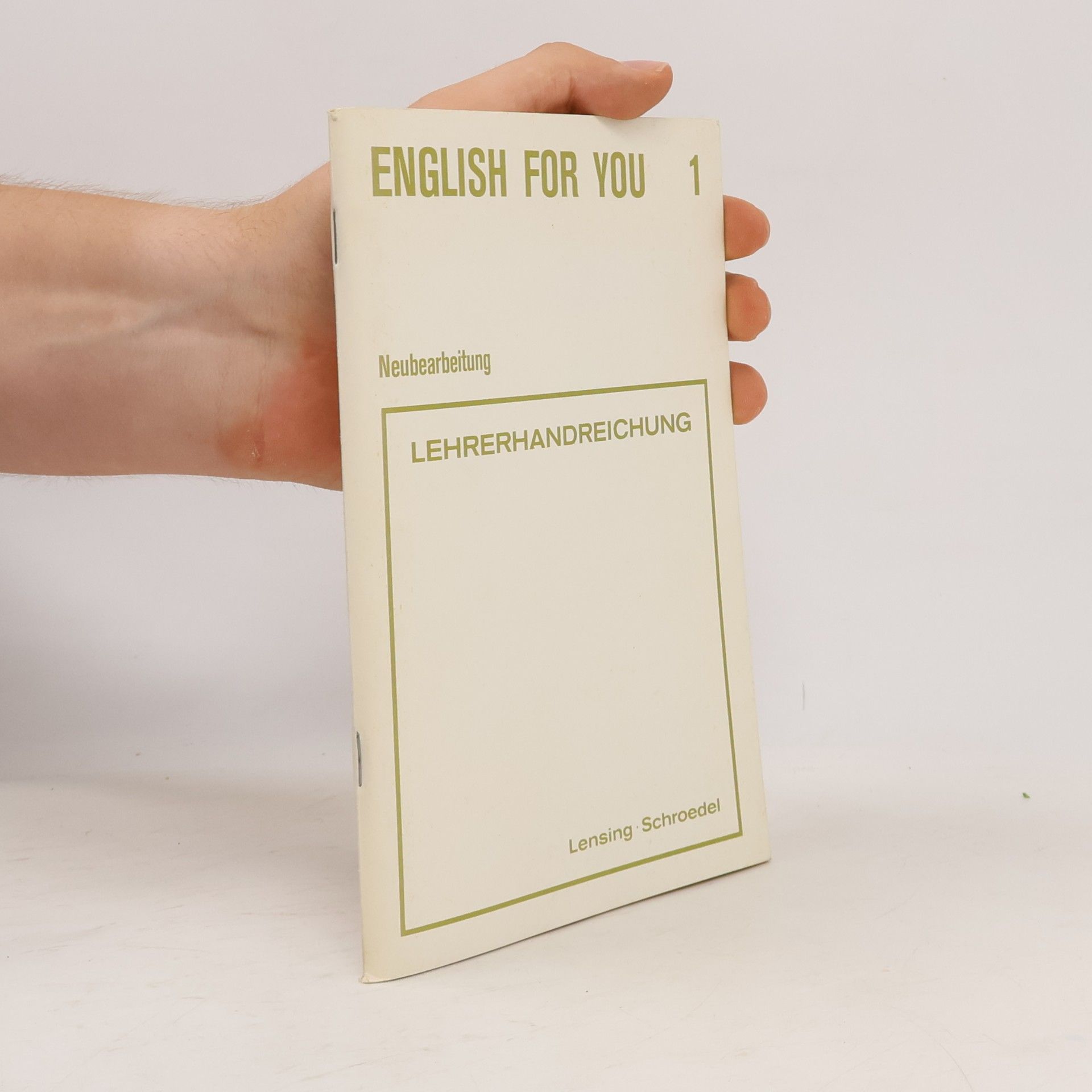 Various authors English for You 1: Lehrerhandreichung