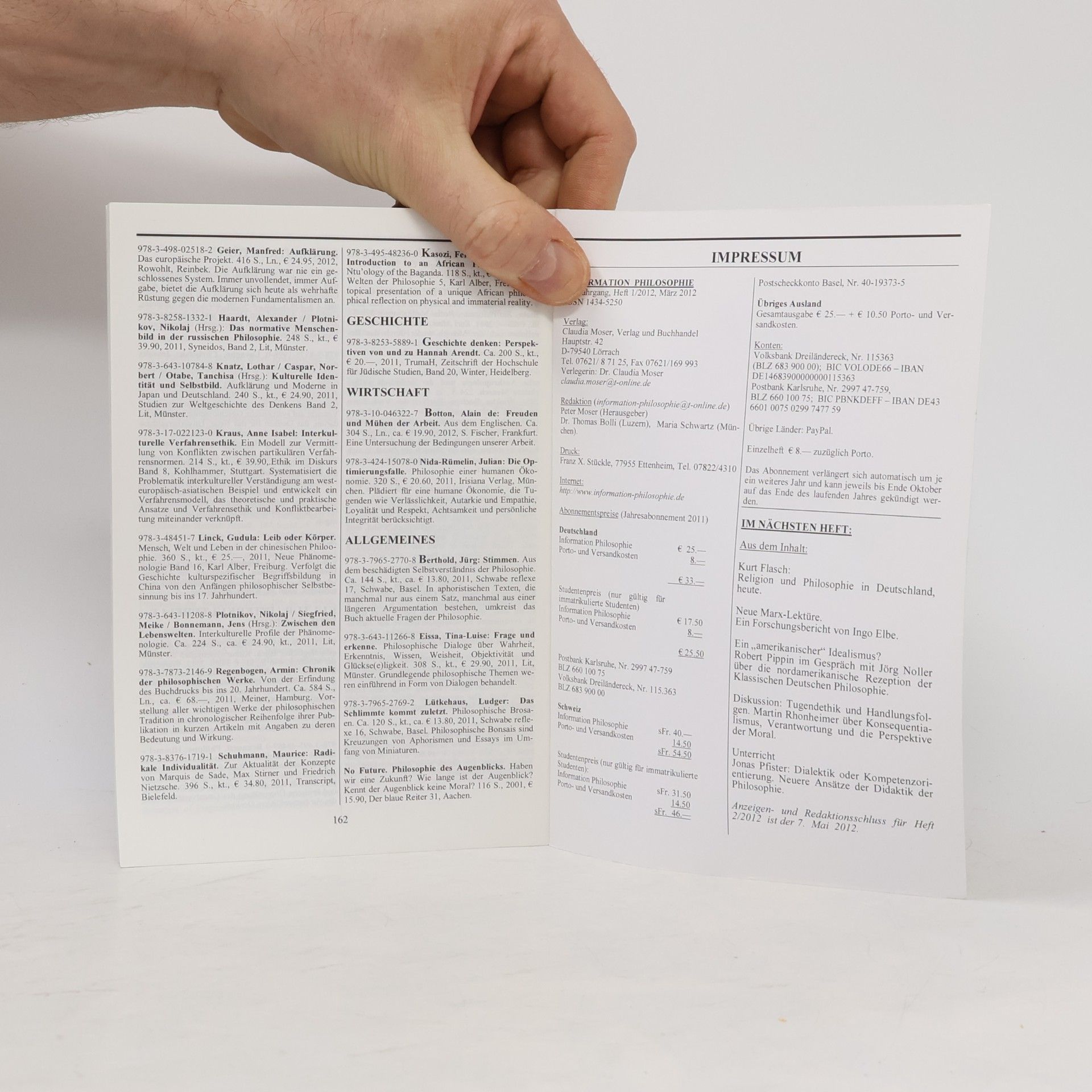 kolektiv Information Philosophie 1/2012