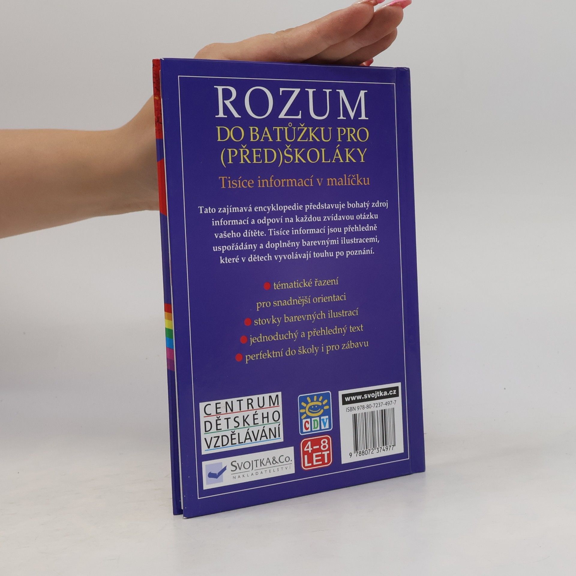 Autorenkollektiv Rozum do batůžku pro (před)školáky: Tisíce informací v malíčku pro děti od čtyř let